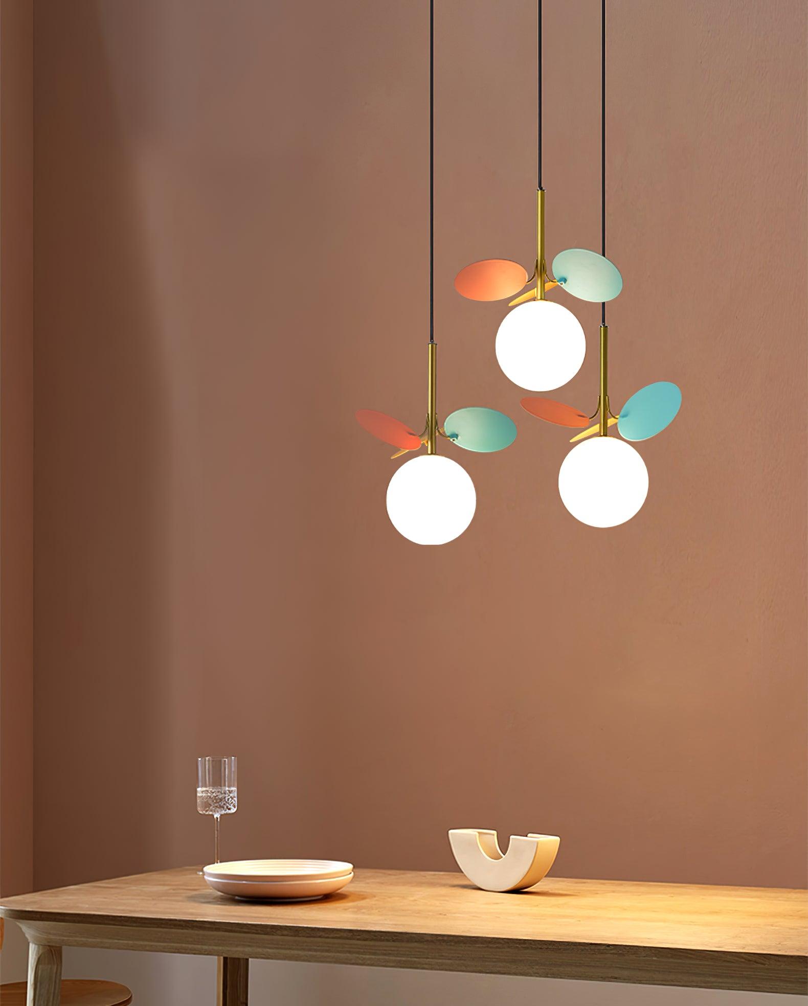Ivphaus Glas-Pendelleuchte-Letslighting