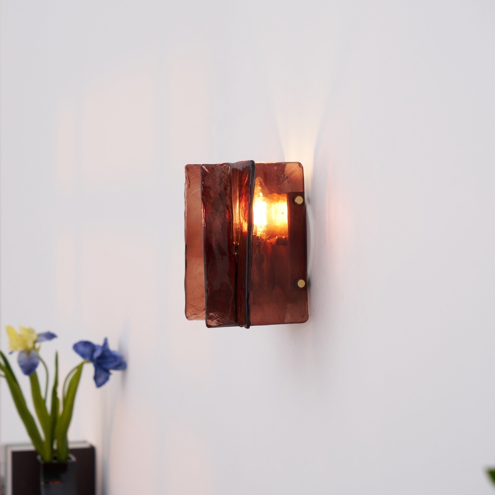 Solanic Minimalistische Glas Kunst Wandleuchte-Letslighting
