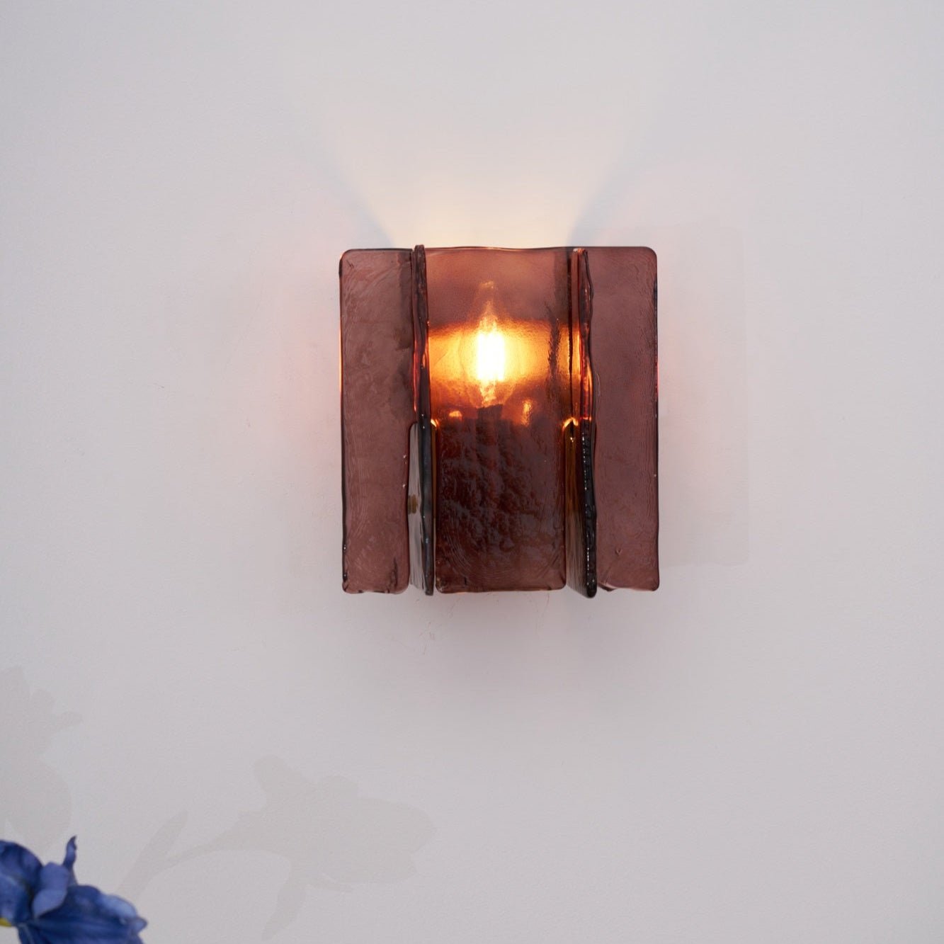 Solanic Minimalistische Glas Kunst Wandleuchte-Letslighting