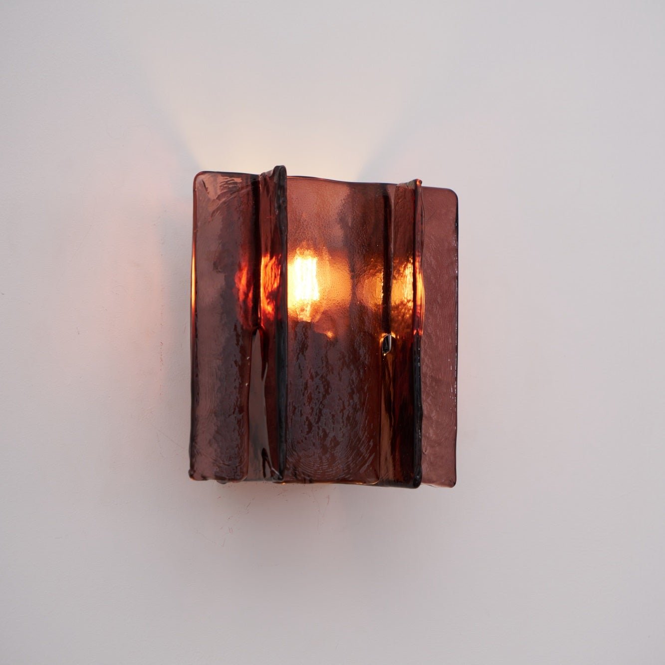 Solanic Minimalistische Glas Kunst Wandleuchte-Letslighting