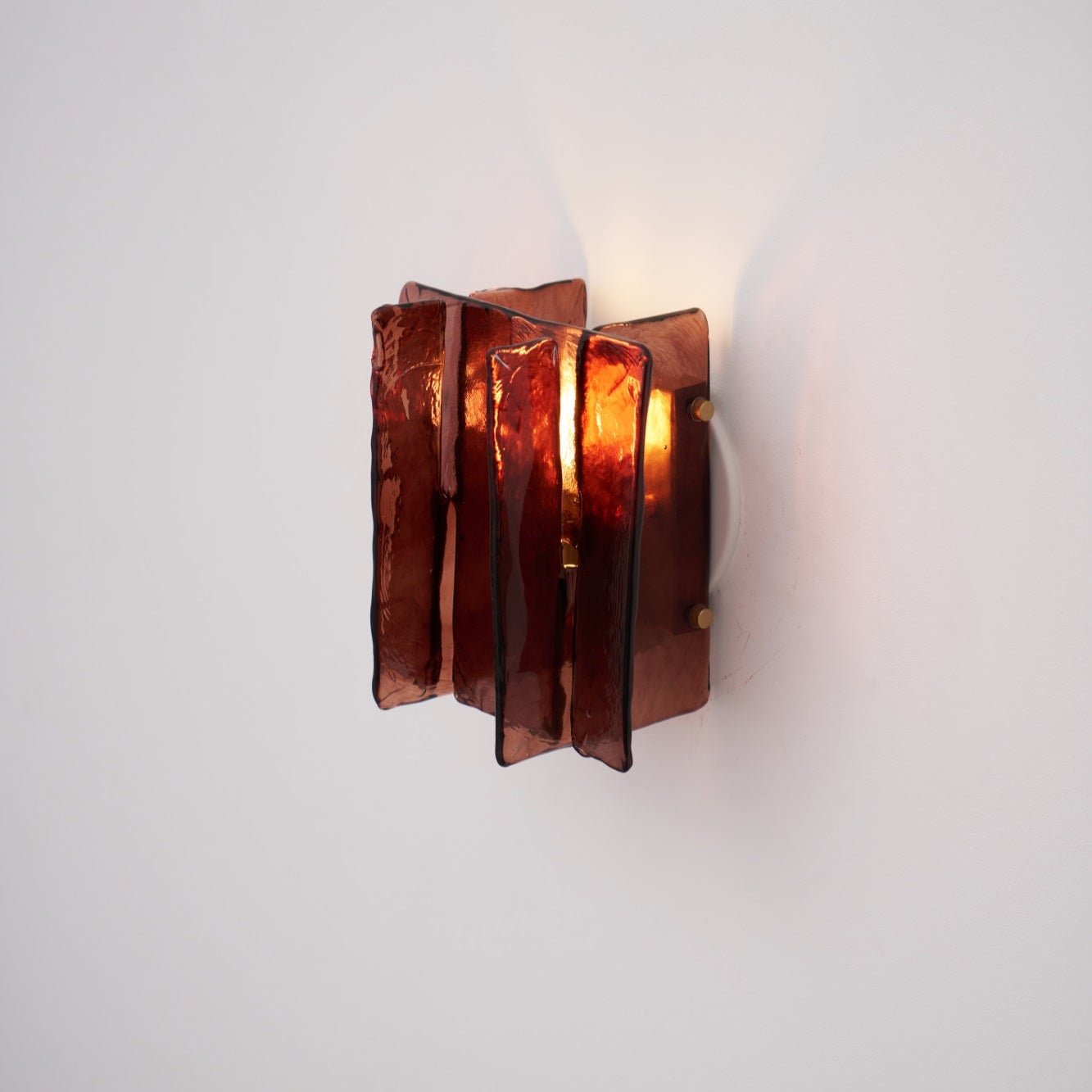 Solanic Minimalistische Glas Kunst Wandleuchte-Letslighting