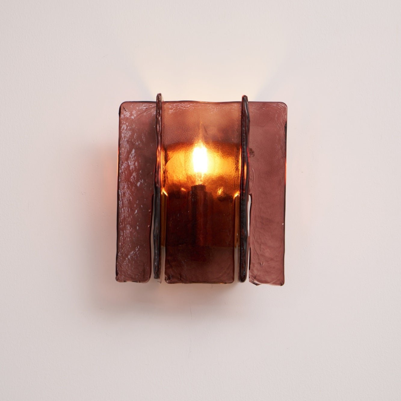 Solanic Minimalistische Glas Kunst Wandleuchte-Letslighting