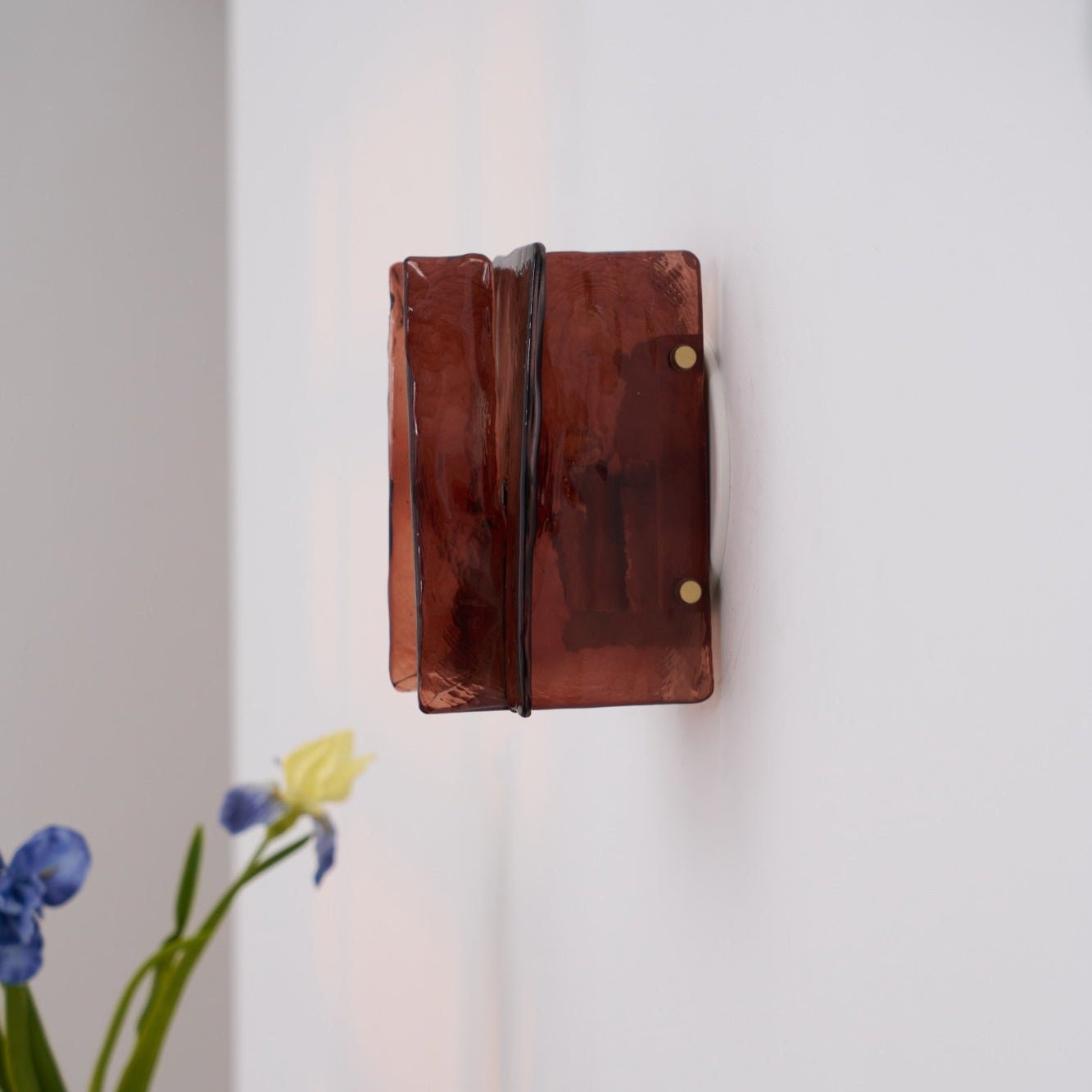 Solanic Minimalistische Glas Kunst Wandleuchte-Letslighting