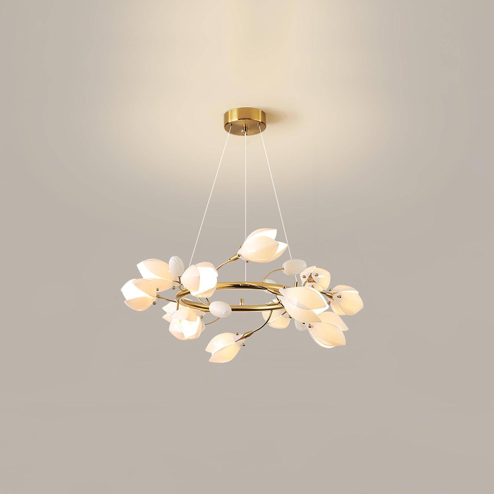 Porzellan Premium Eleganz Keramik Kronleuchter-Letslighting