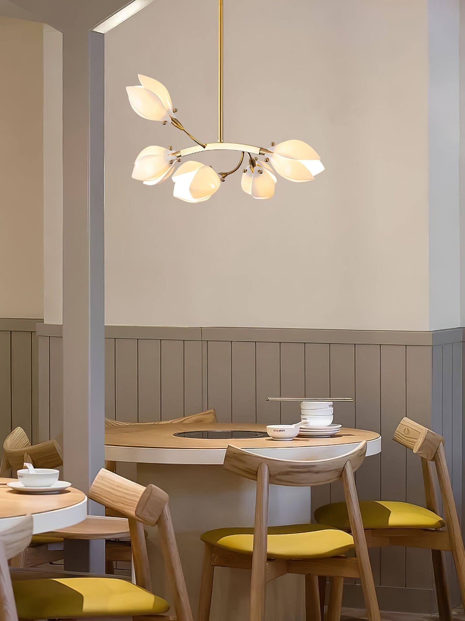 Porzellan Premium Eleganz Keramik Kronleuchter-Letslighting