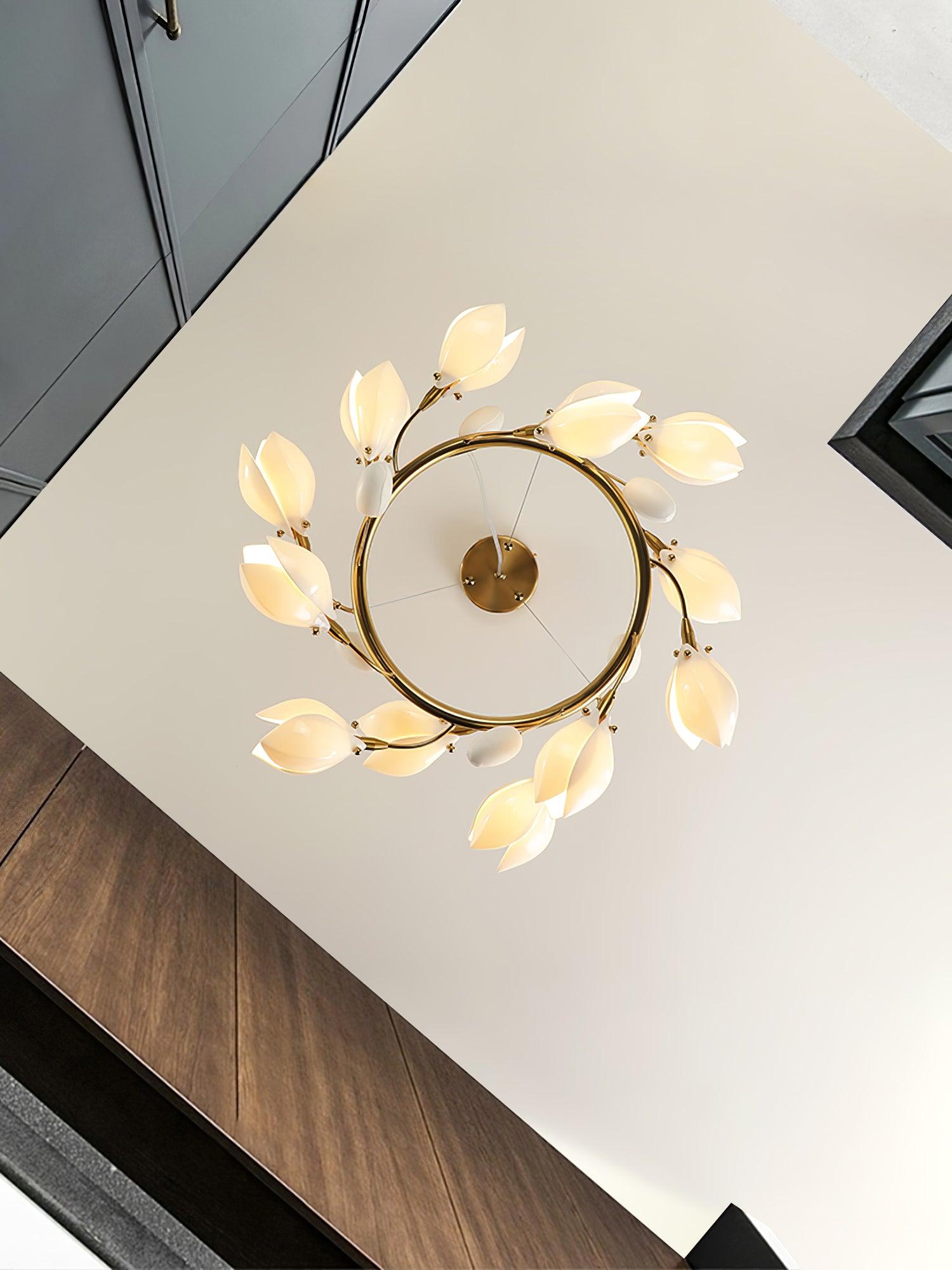 Porzellan Premium Eleganz Keramik Kronleuchter-Letslighting