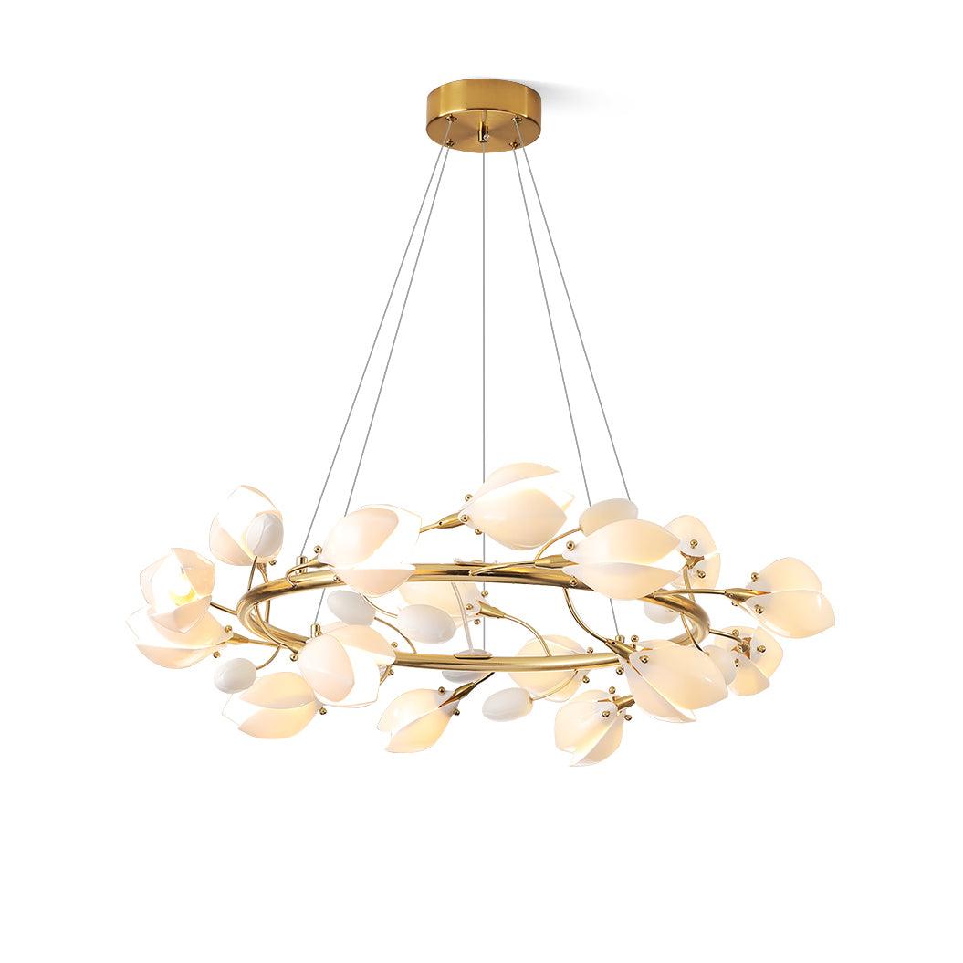 Porzellan Premium Eleganz Keramik Kronleuchter-Letslighting