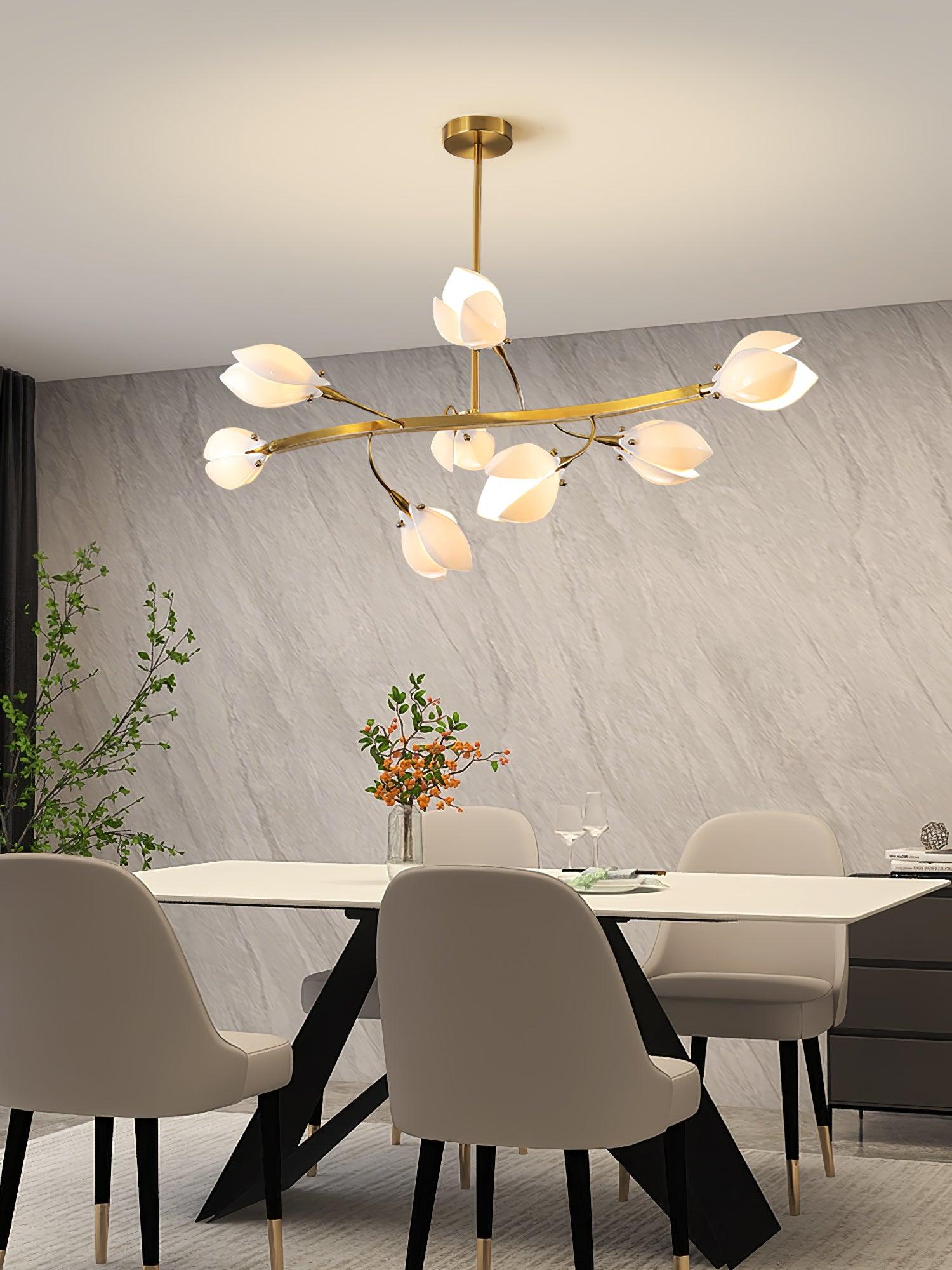 Porzellan Premium Eleganz Keramik Kronleuchter-Letslighting