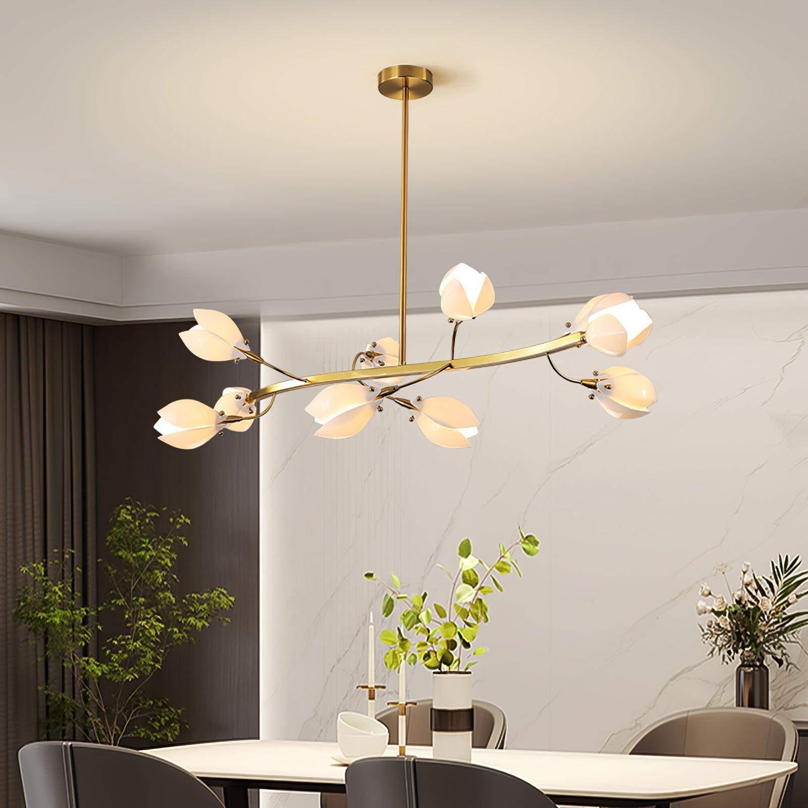 Porzellan Premium Eleganz Keramik Kronleuchter-Letslighting