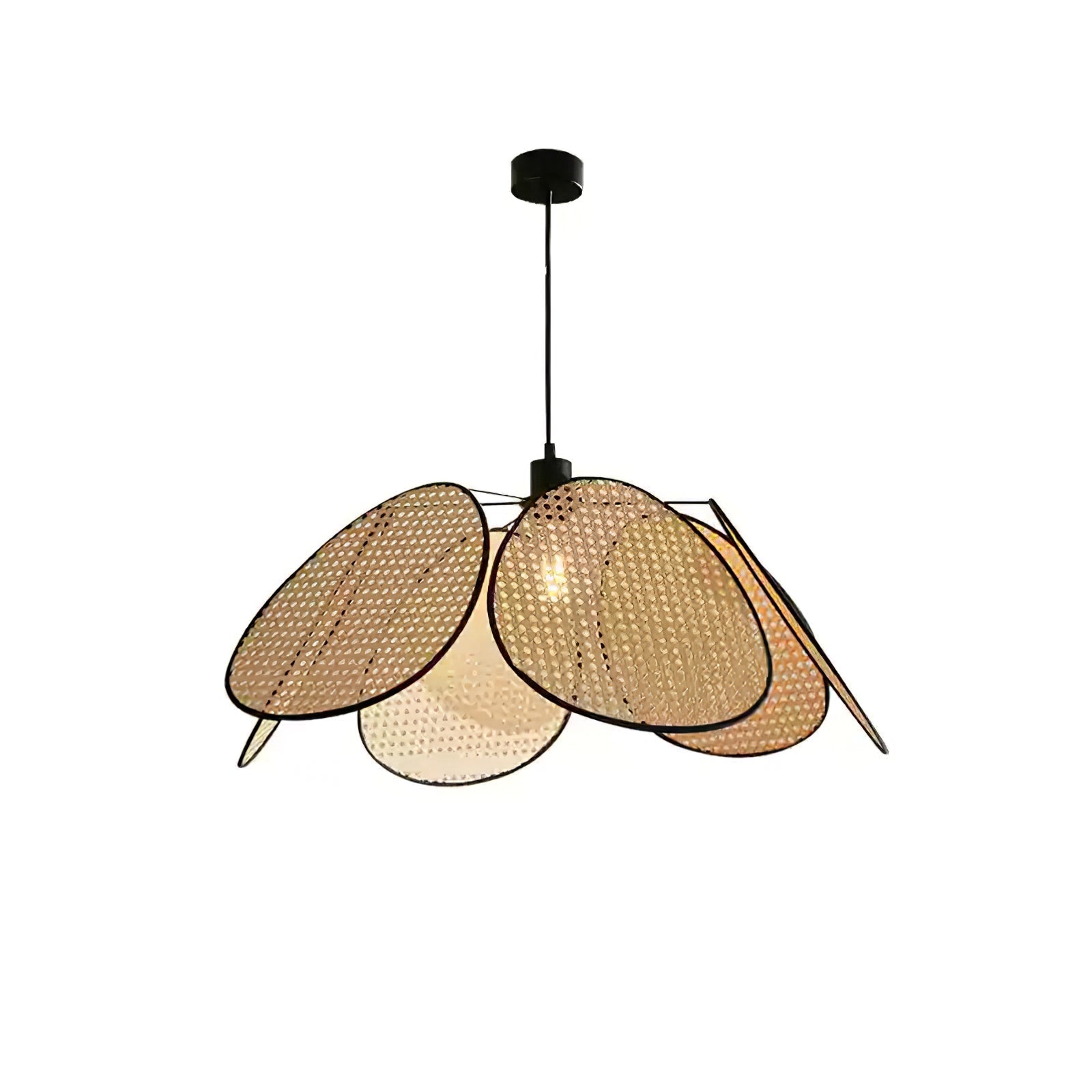 Orvara Blossom Petal Rattan Pendant Lamp-Letslighting