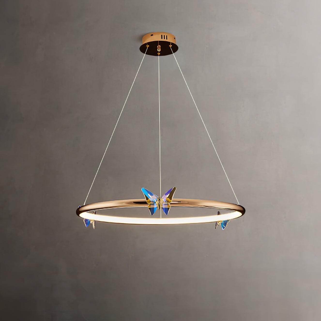 Lustra Kronleuchter Schmetterling Kristall Ring Elegant-Letslighting