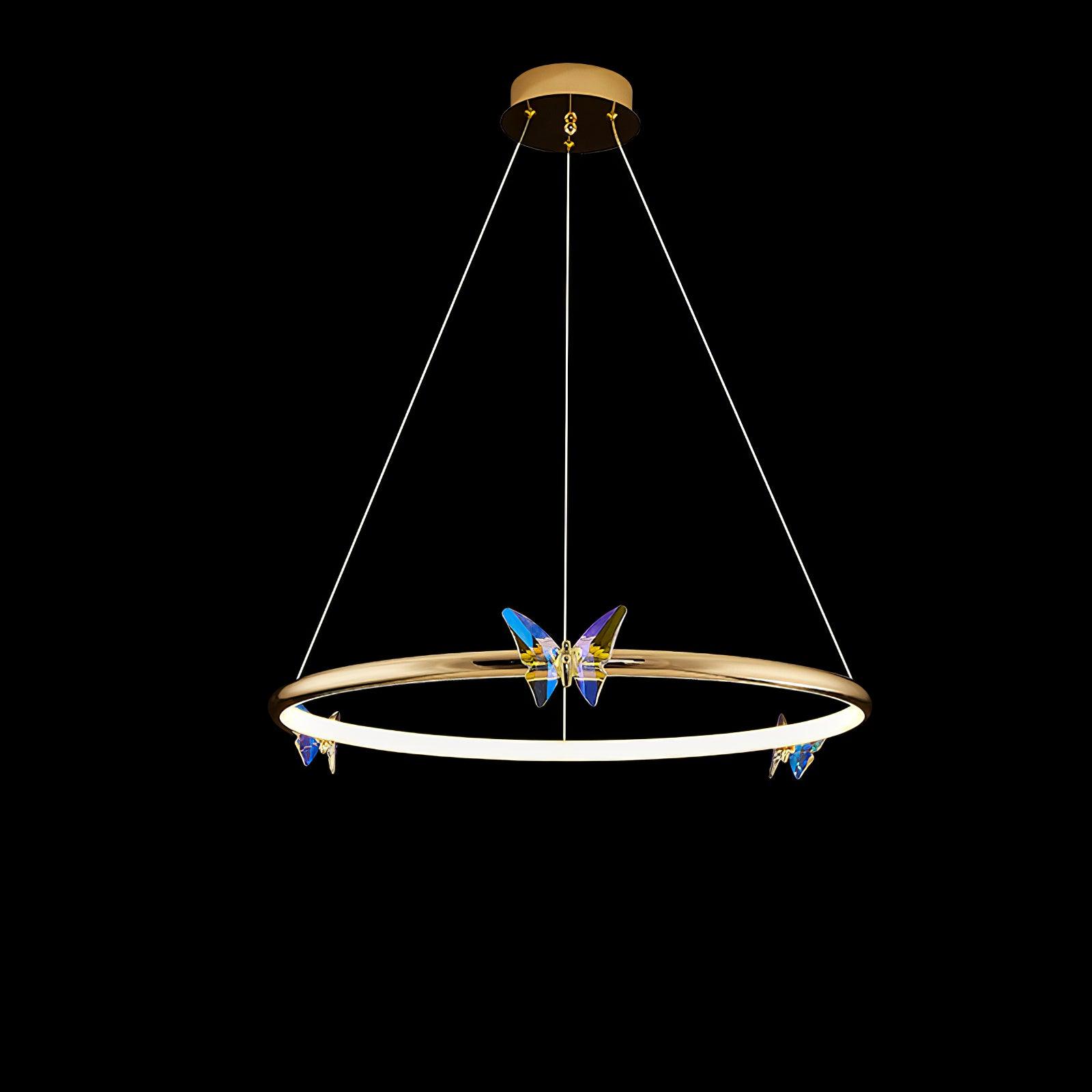 Lustra Kronleuchter Schmetterling Kristall Ring Elegant-Letslighting