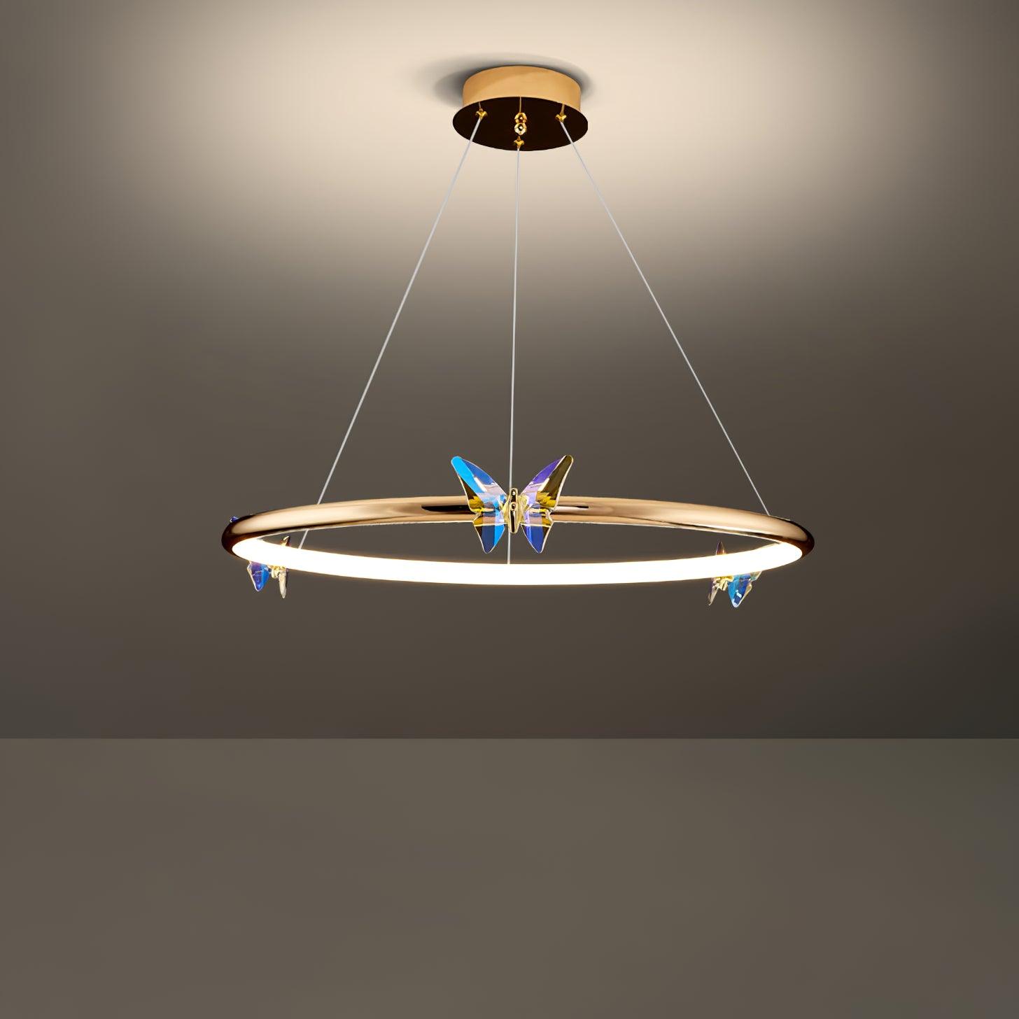 Lustra Kronleuchter Schmetterling Kristall Ring Elegant-Letslighting