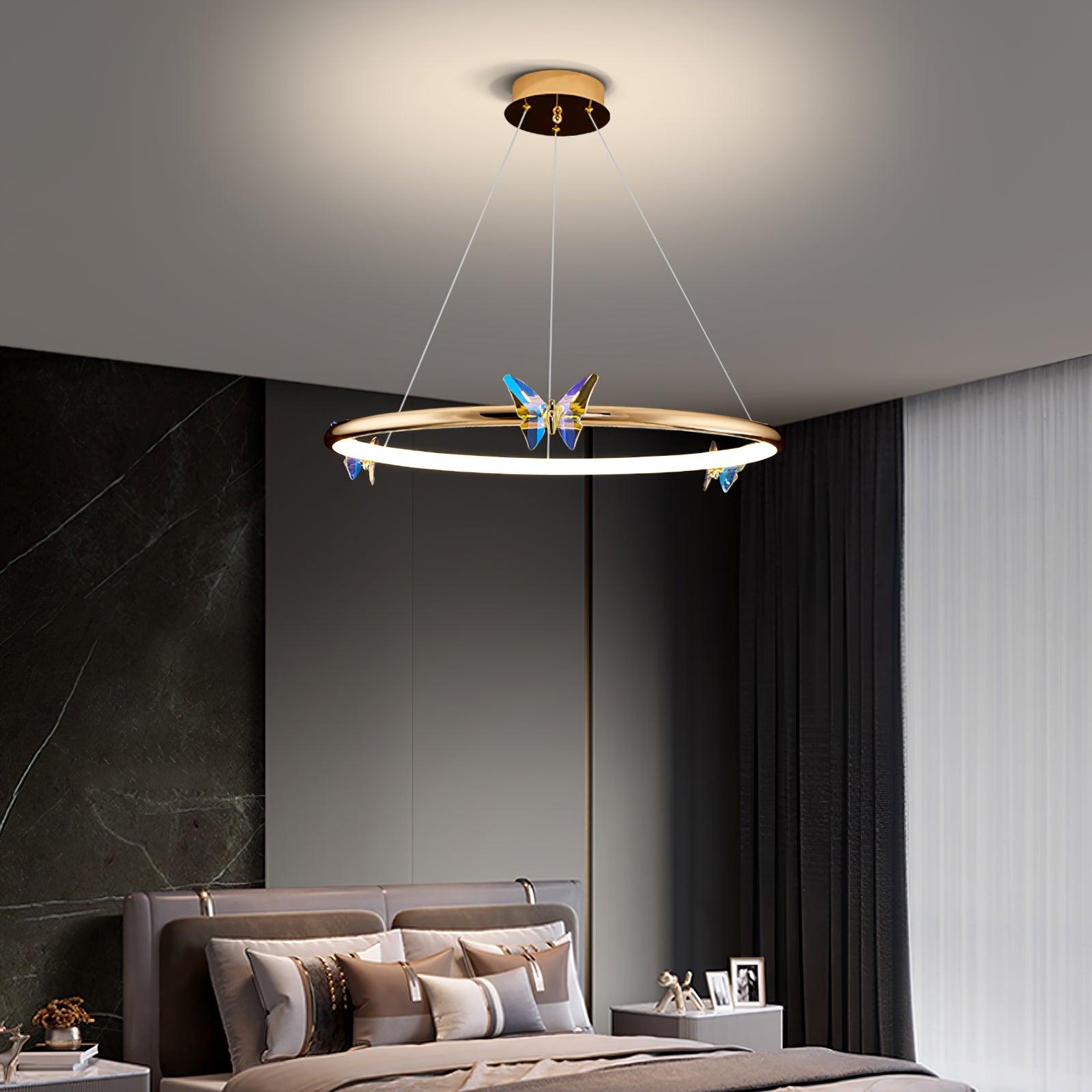 Lustra Kronleuchter Schmetterling Kristall Ring Elegant-Letslighting