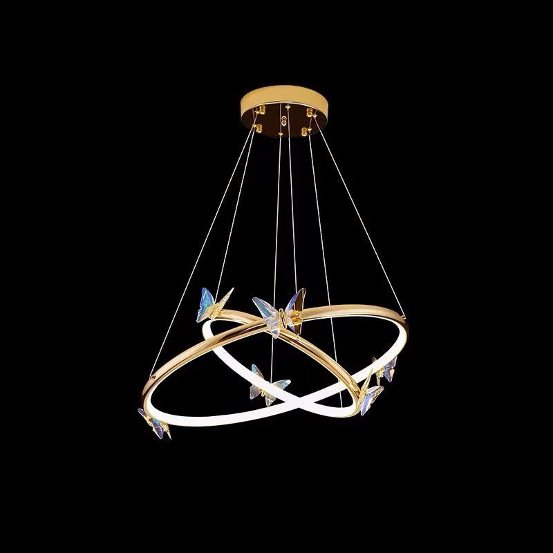 Lustra Kronleuchter Schmetterling Kristall Ring Elegant-Letslighting