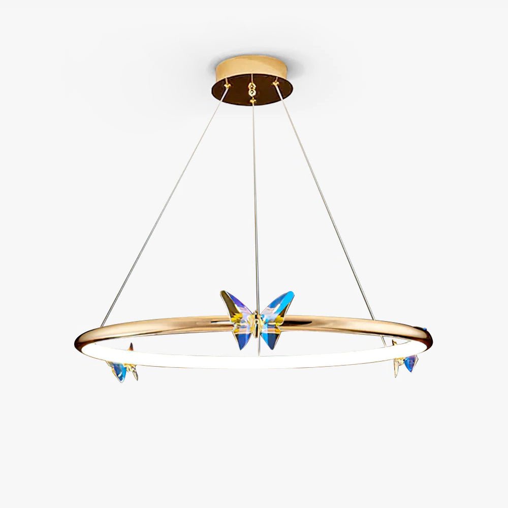 Lustra Kronleuchter Schmetterling Kristall Ring Elegant-Letslighting