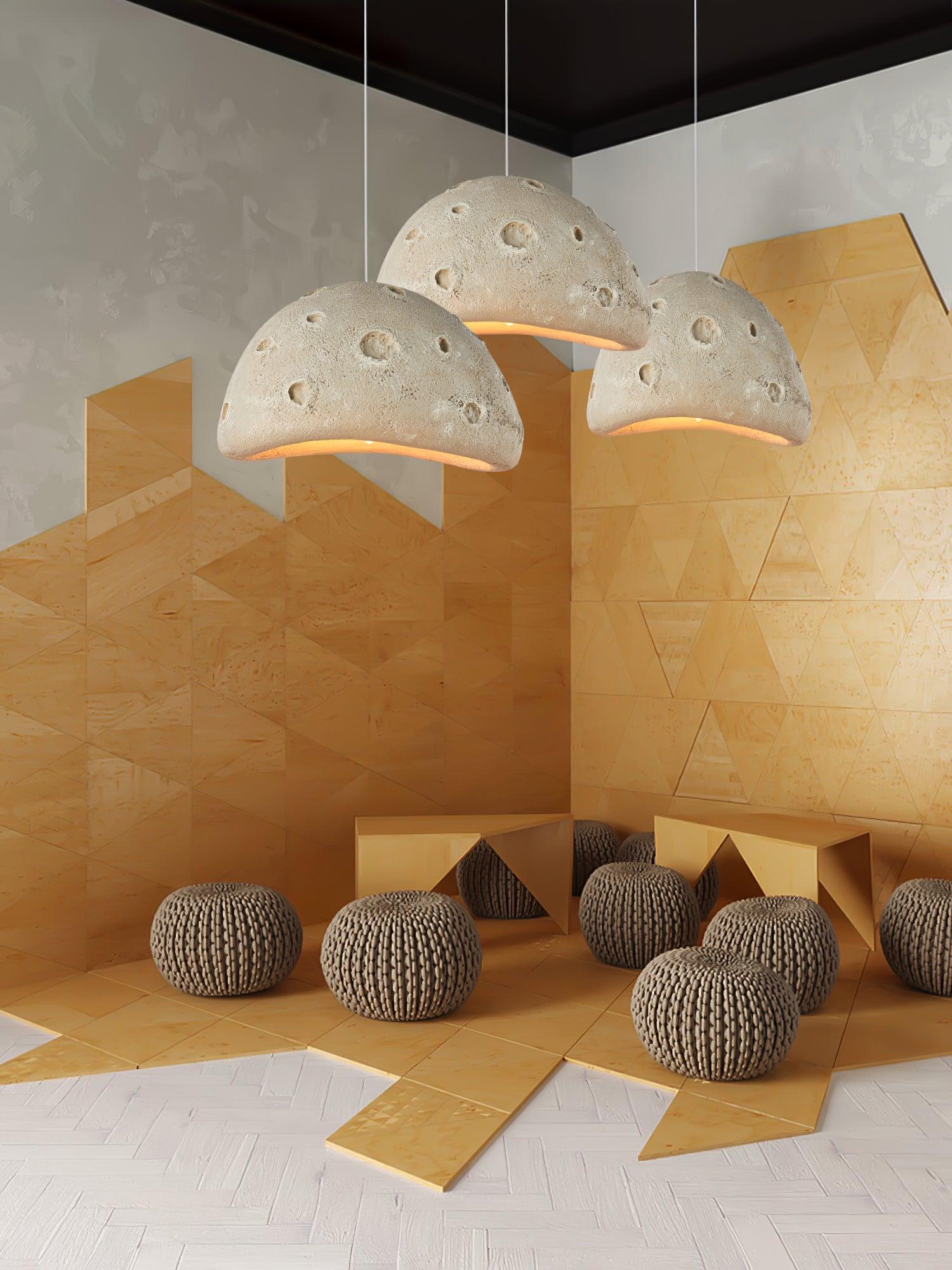 Mydorel Moderne Minimalistische Planet-Pendelleuchte aus Kunststoff-Letslighting