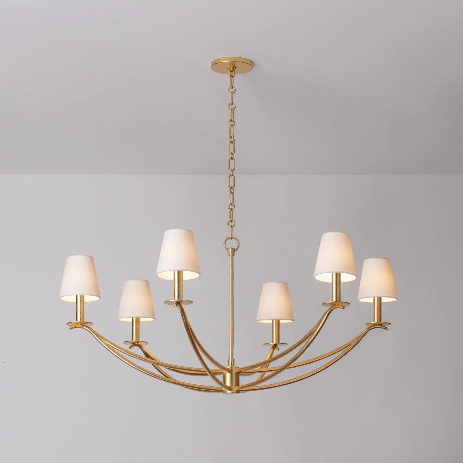 Ulfuvyd Modern Minimalist Fabric Metal Chandelier - Letslighting