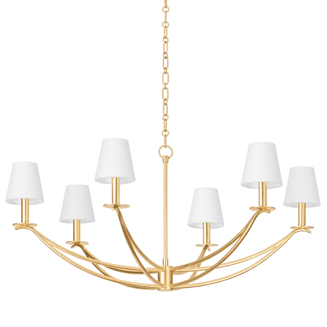 Ulfuvyd Modern Minimalist Fabric Metal Chandelier - Letslighting