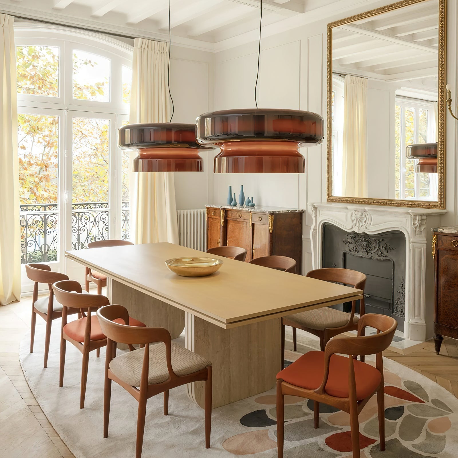 Zerithce Glas Moderne Minimalistische Pendelleuchte-Letslighting