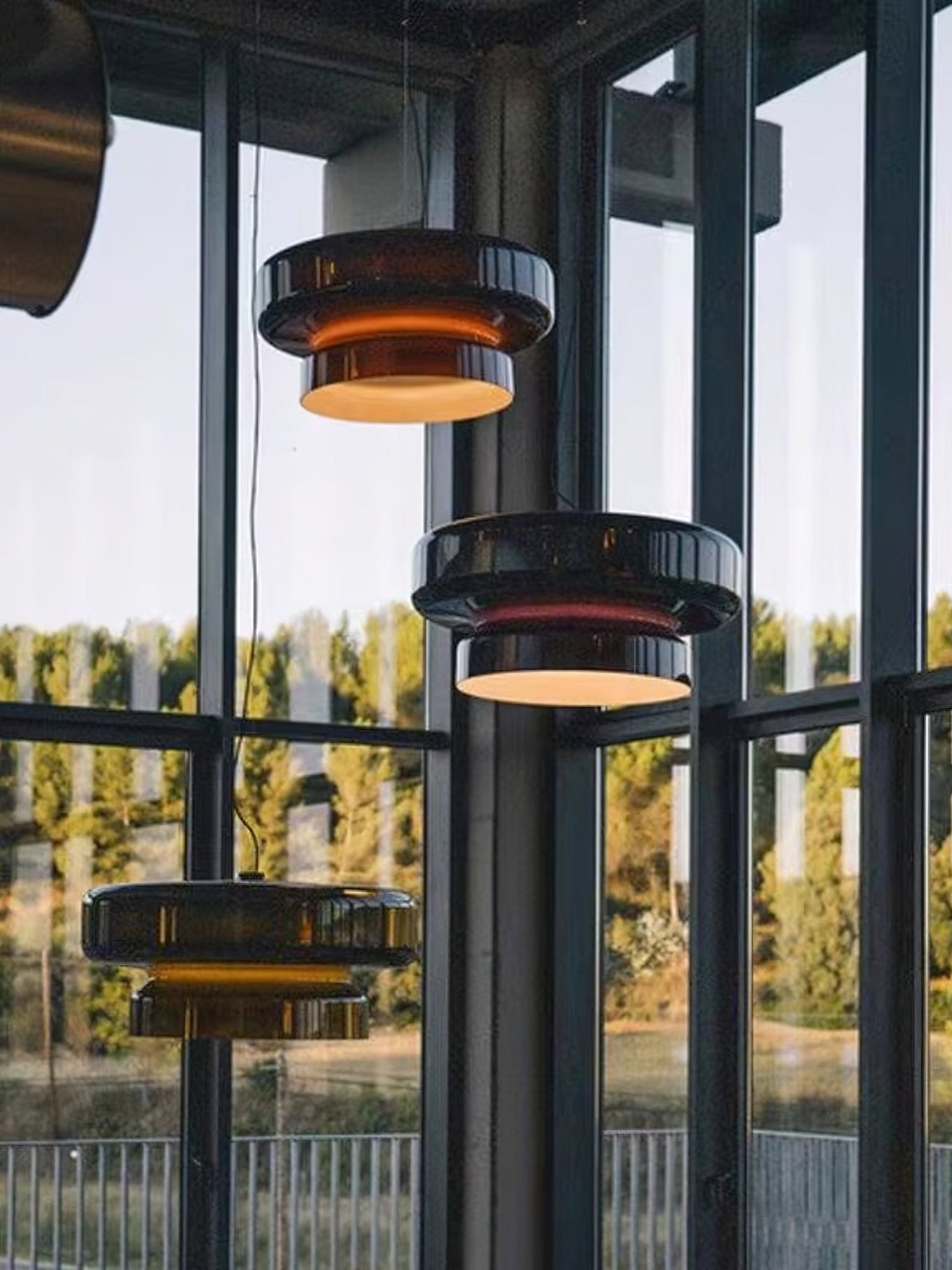 Zerithce Glas Moderne Minimalistische Pendelleuchte-Letslighting