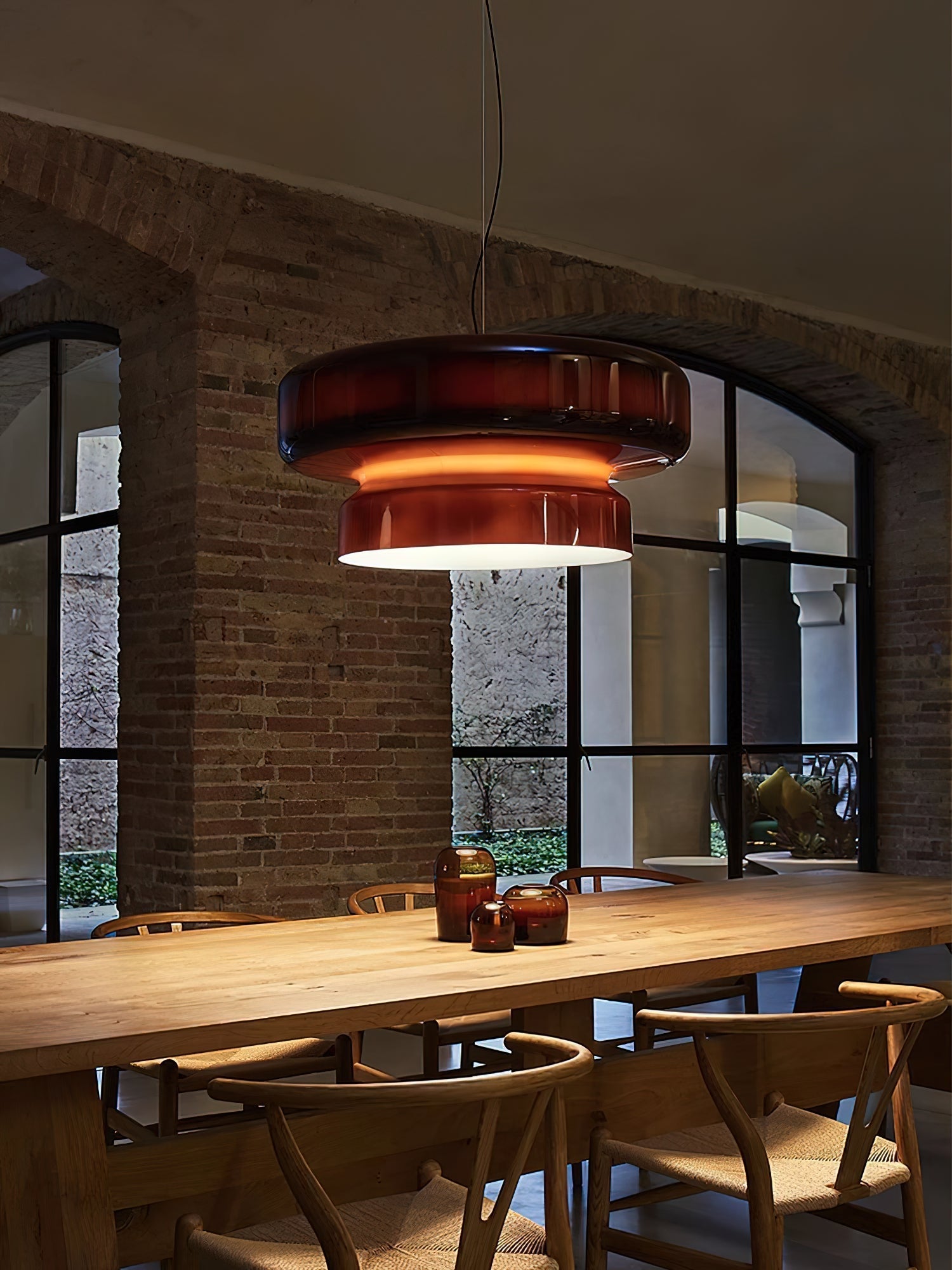 Zerithce Glas Moderne Minimalistische Pendelleuchte-Letslighting