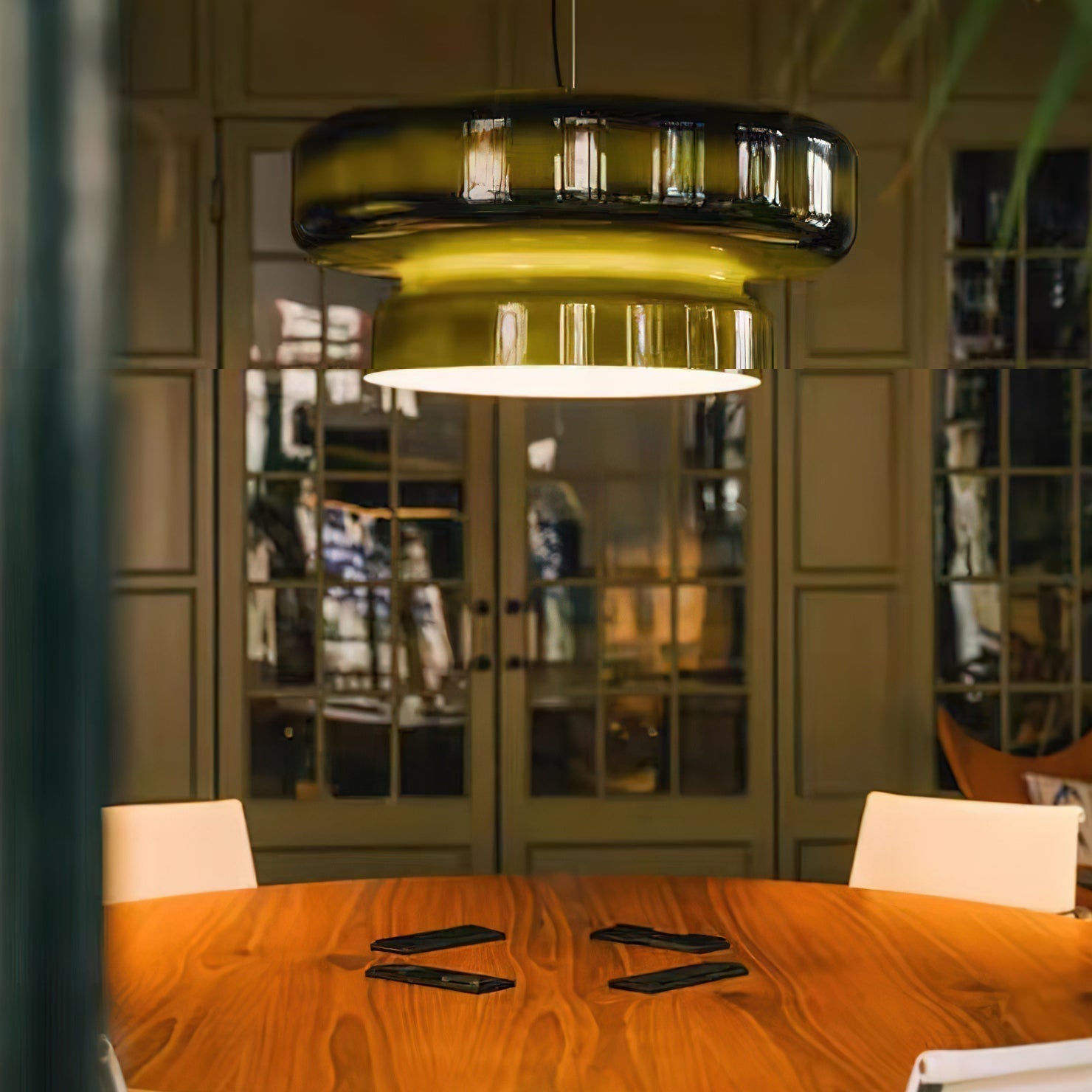 Zerithce Glas Moderne Minimalistische Pendelleuchte-Letslighting