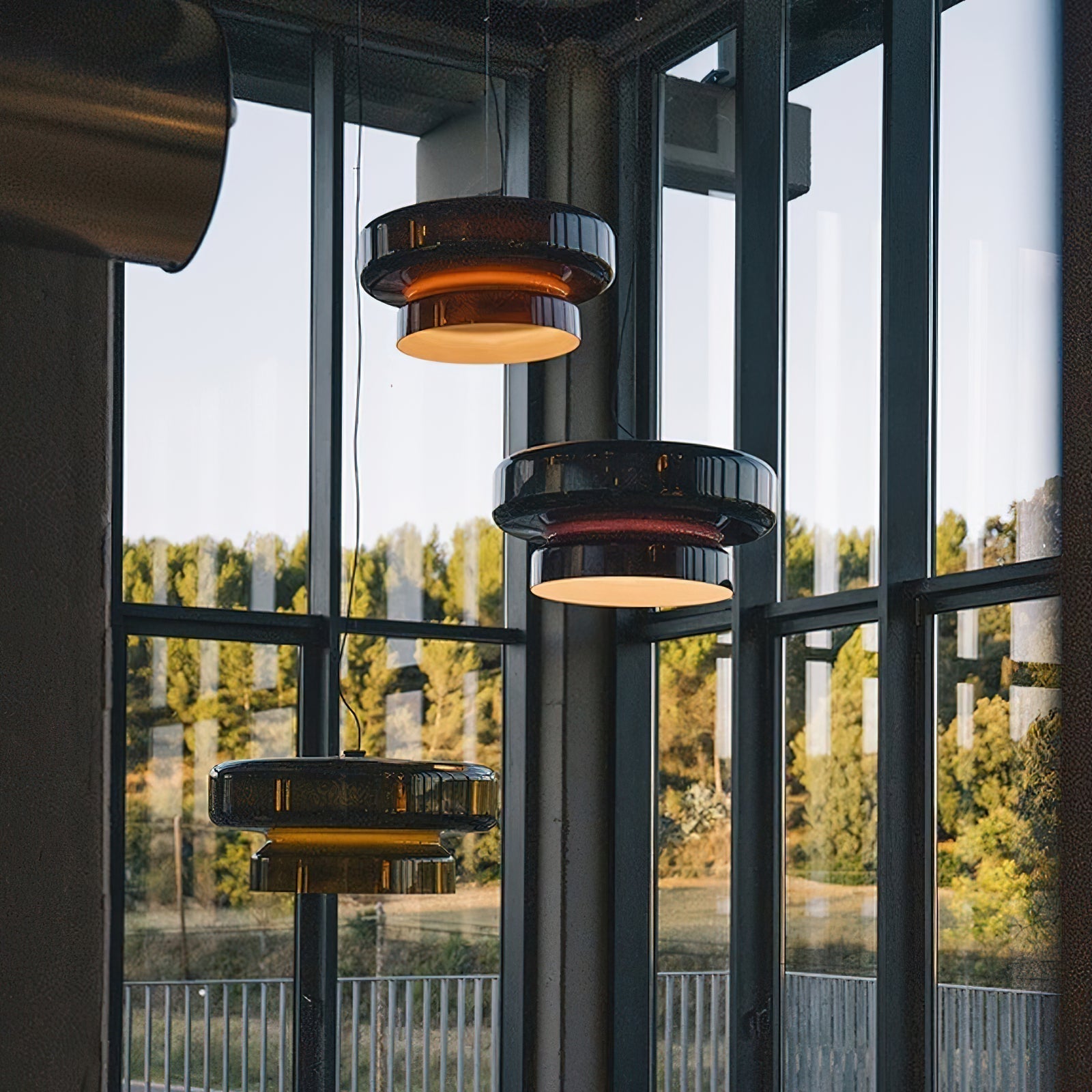 Zerithce Glas Moderne Minimalistische Pendelleuchte-Letslighting