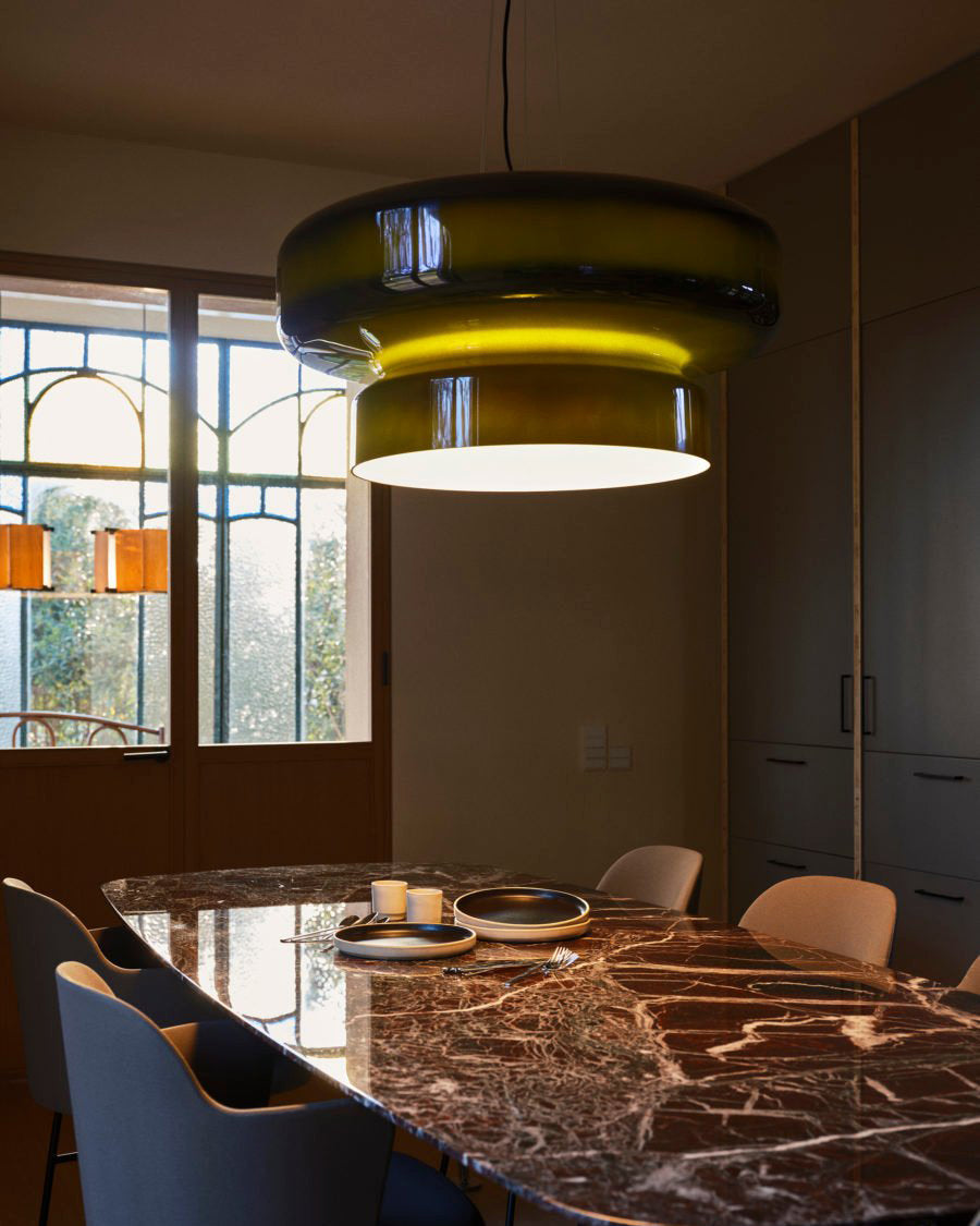 Xenuvyj Modern Minimalist Metal Glass Pendant Lamp - Letslighting