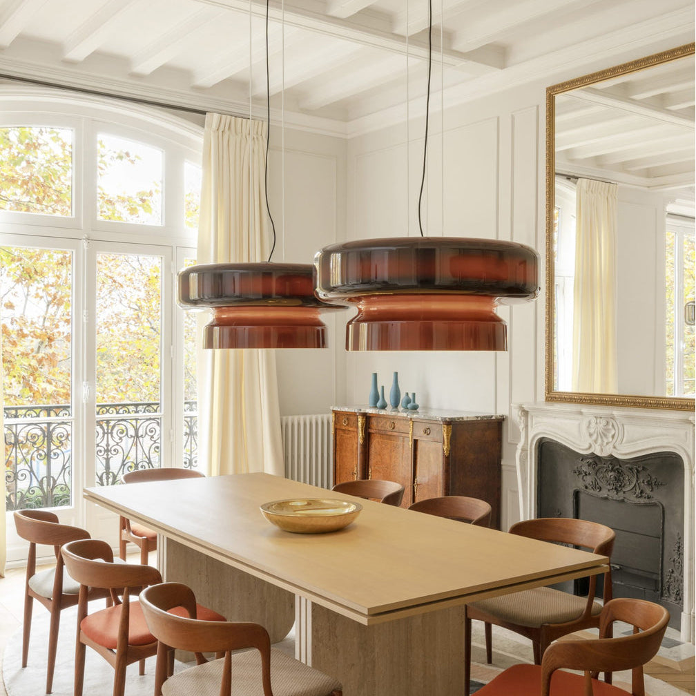 Xenuvyj Modern Minimalist Metal Glass Pendant Lamp - Letslighting