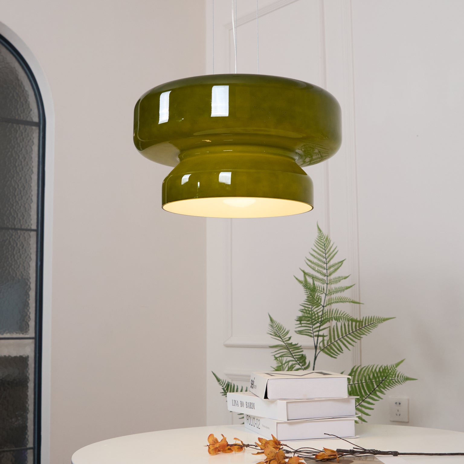Xenuvyj Modern Minimalist Metal Glass Pendant Lamp - Letslighting