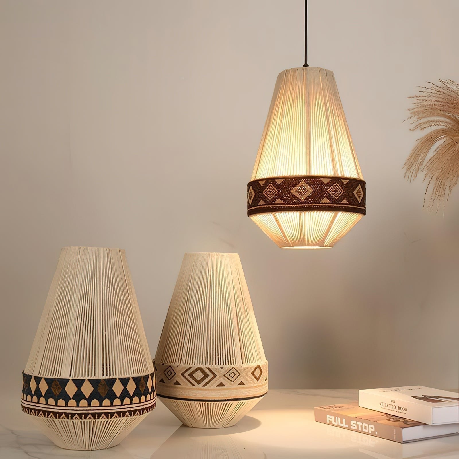 Calyce Stoff Gemütlich Pendelleuchte Lampe-Letslighting