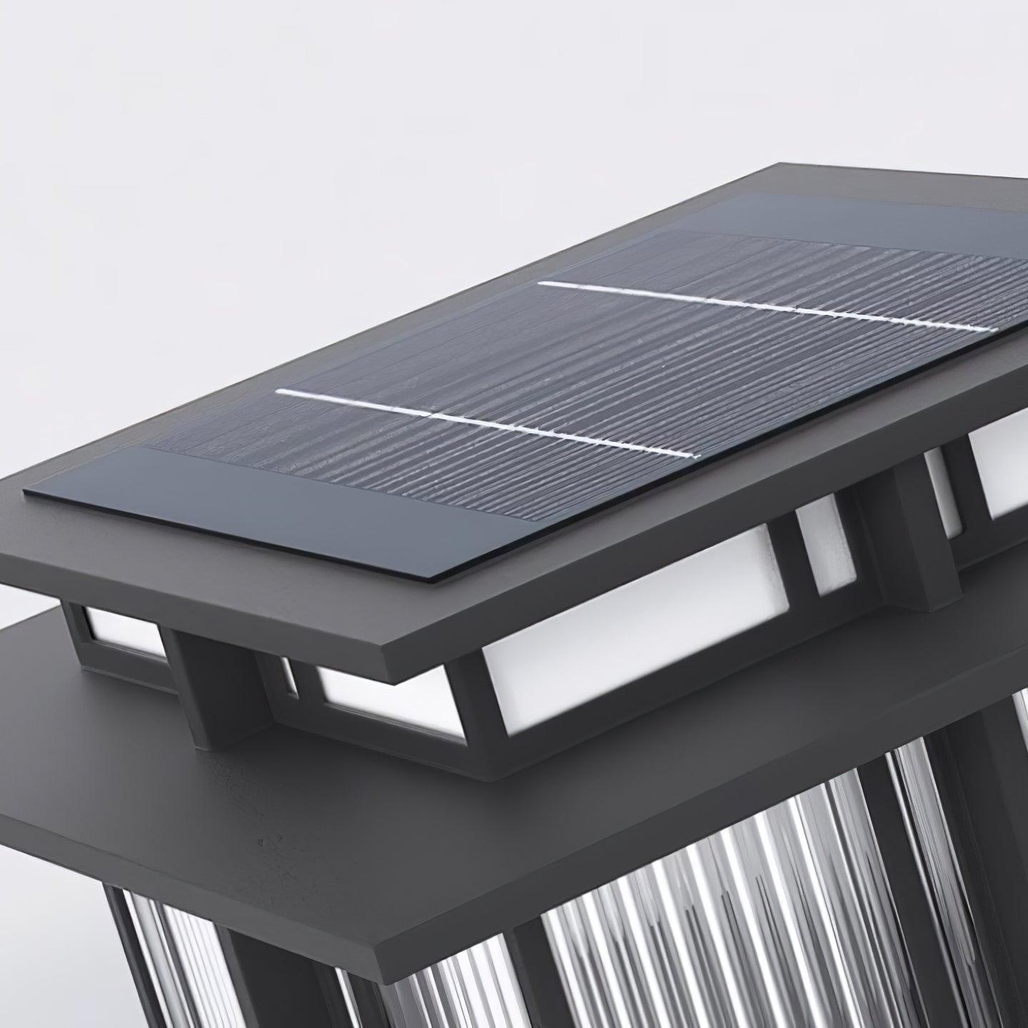 Milo Pfeiler Solar-Festverdrahtete Außenleuchte-Letslighting