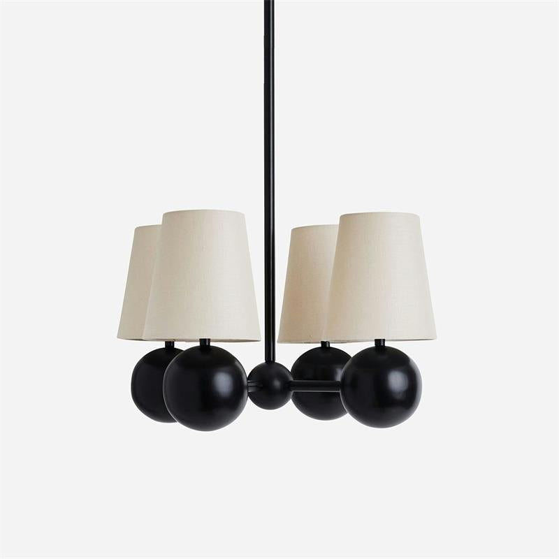 Aevuvyj Premium Elegance Brass Fabric Metal Chandelier - Letslighting