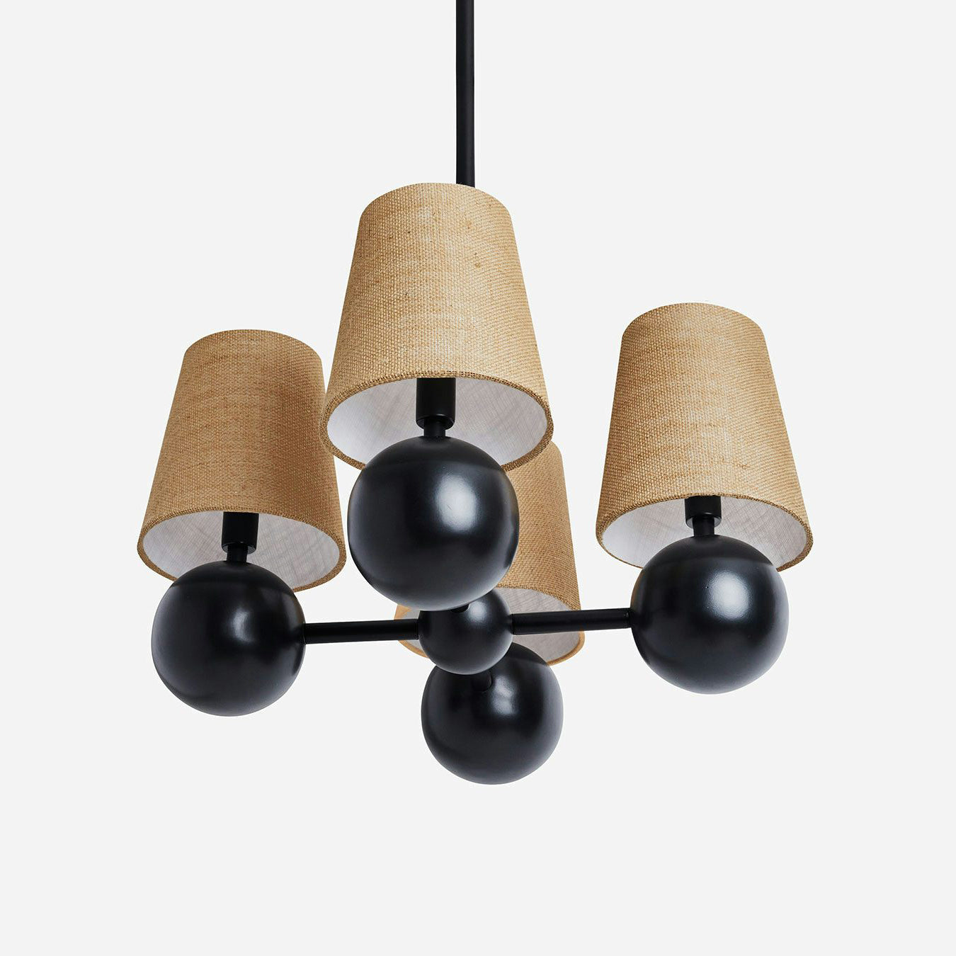 Aevuvyj Premium Elegance Brass Fabric Metal Chandelier - Letslighting