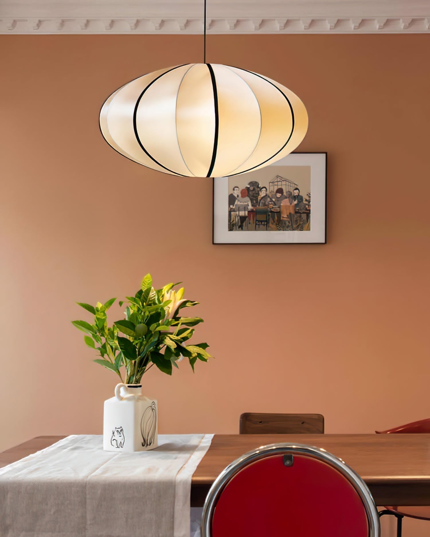 Daphne Modern Stoff Pendelleuchte Lampe-Letslighting