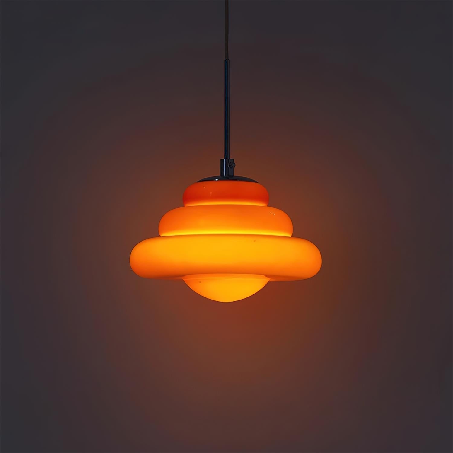 Vortex Moderne Pendelleuchte aus Metall und Glas-Letslighting
