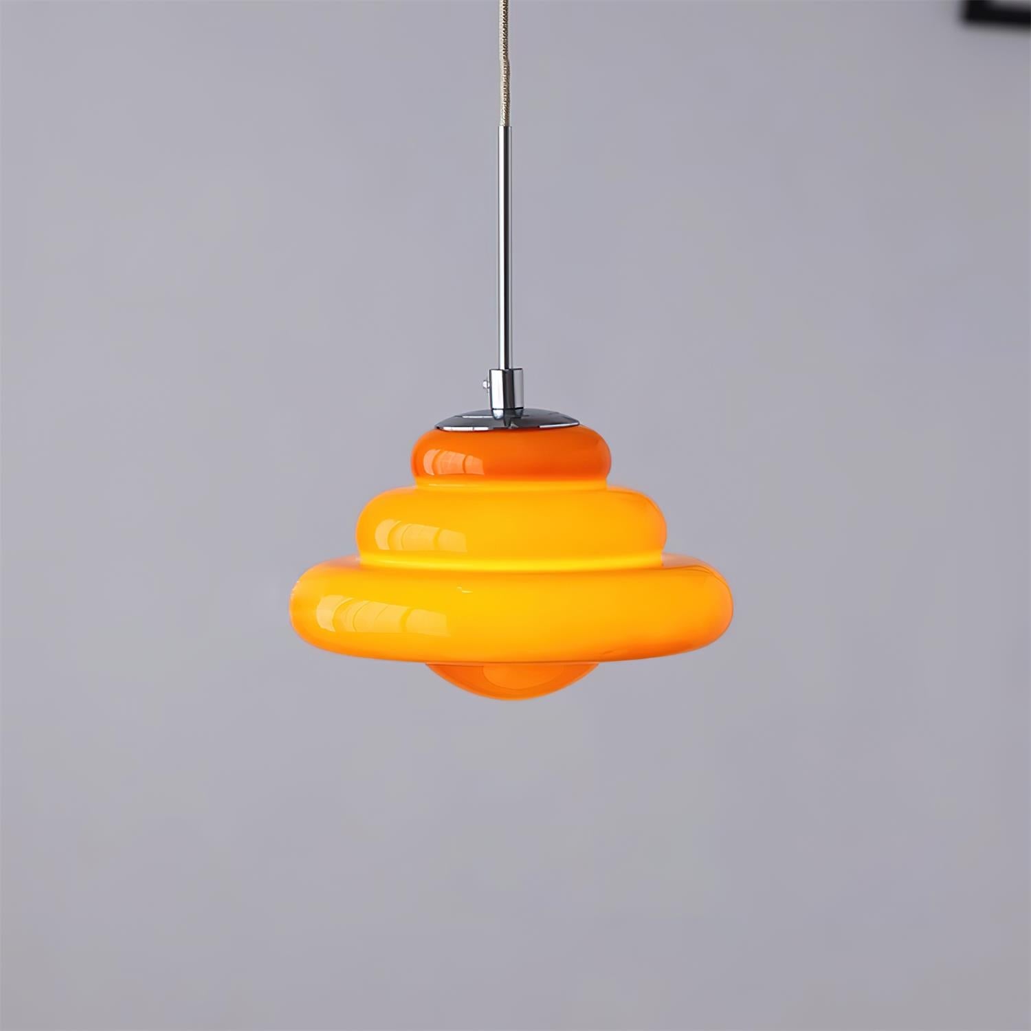 Vortex Moderne Pendelleuchte aus Metall und Glas-Letslighting