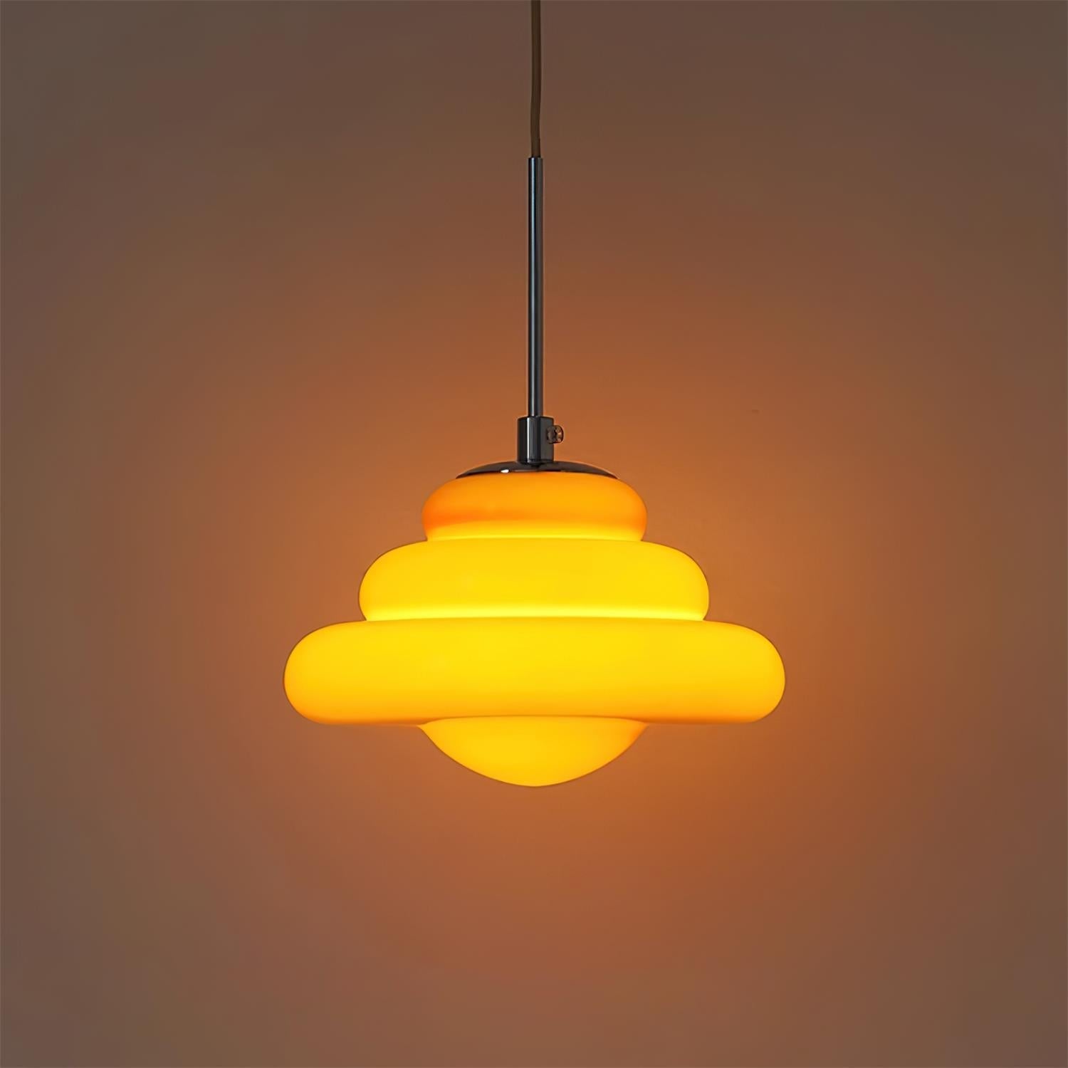 Vortex Moderne Pendelleuchte aus Metall und Glas-Letslighting