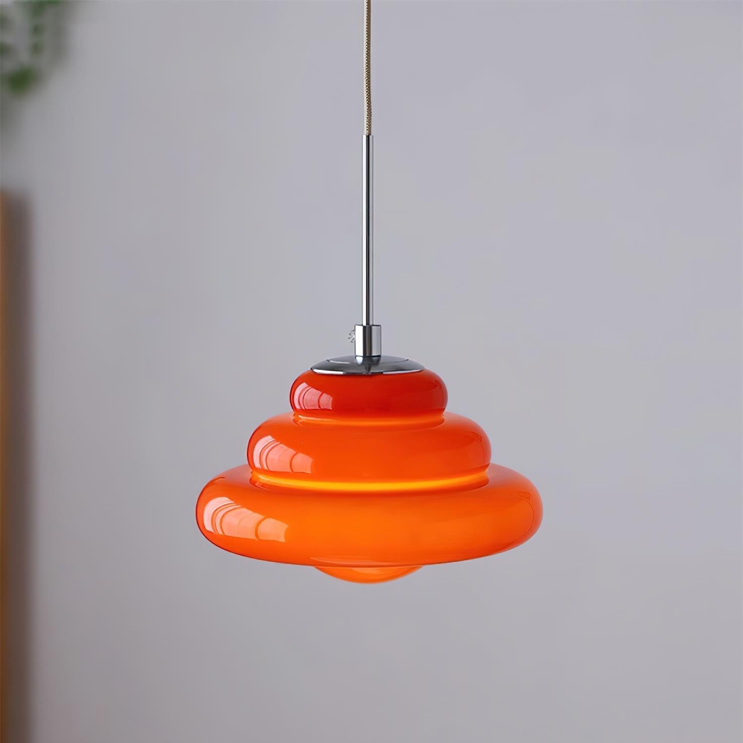 Vortex Moderne Pendelleuchte aus Metall und Glas-Letslighting