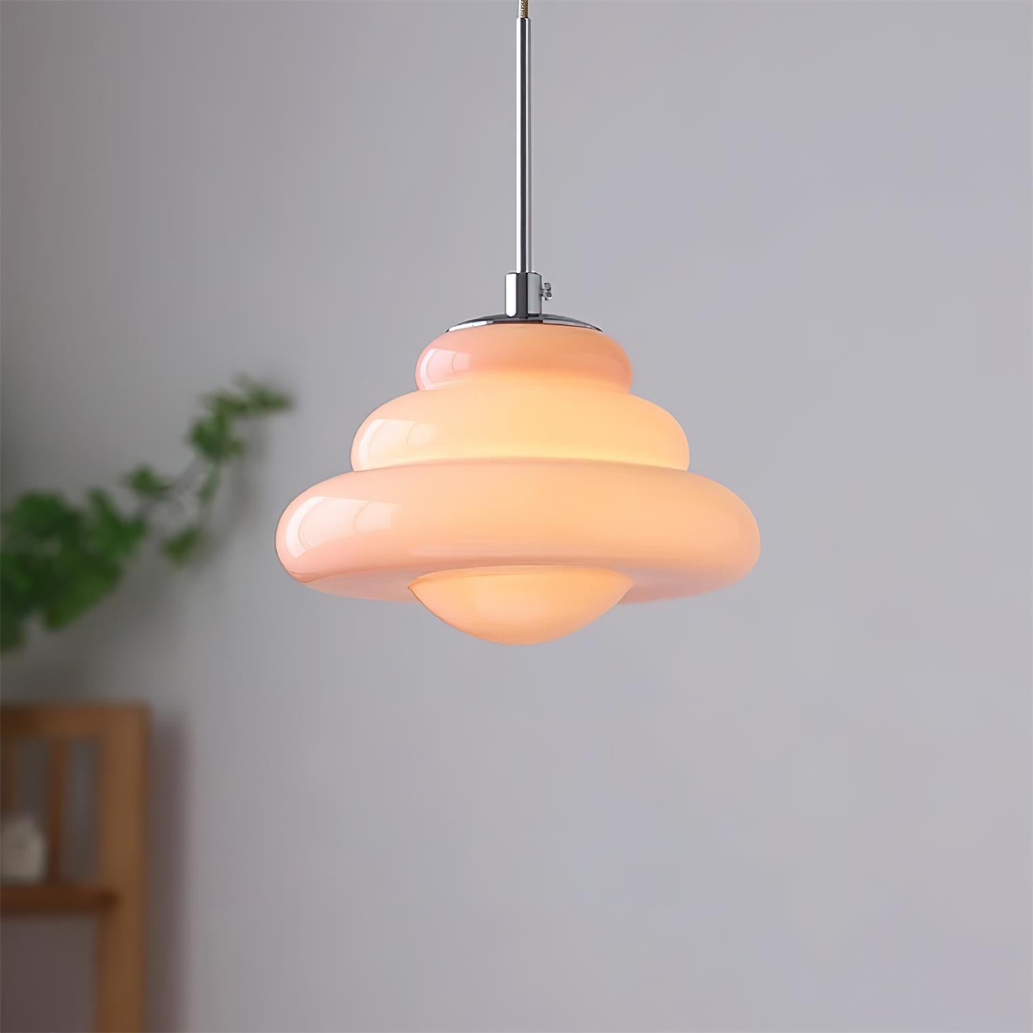 Vortex Moderne Pendelleuchte aus Metall und Glas-Letslighting
