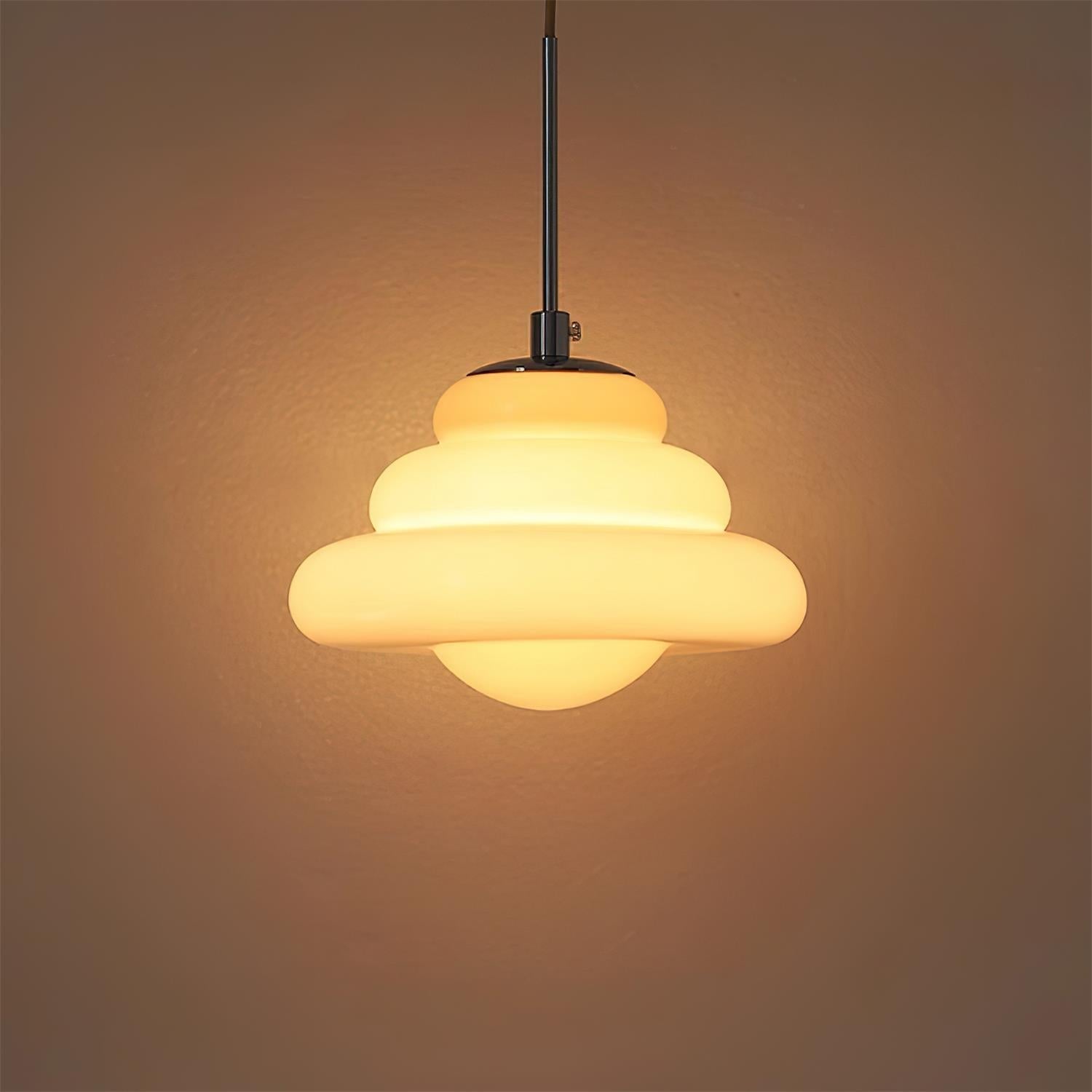 Vortex Moderne Pendelleuchte aus Metall und Glas-Letslighting
