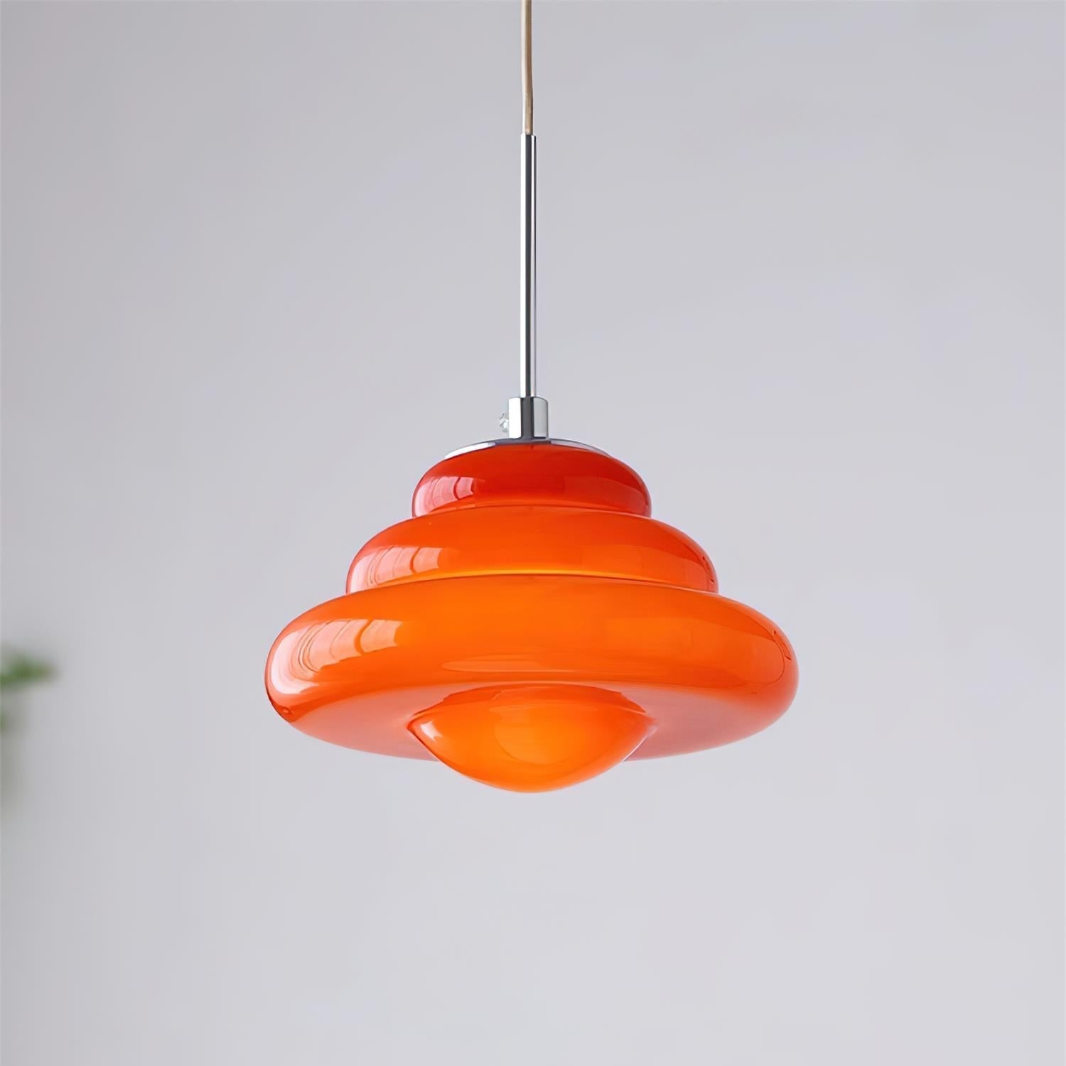 Vortex Moderne Pendelleuchte aus Metall und Glas-Letslighting
