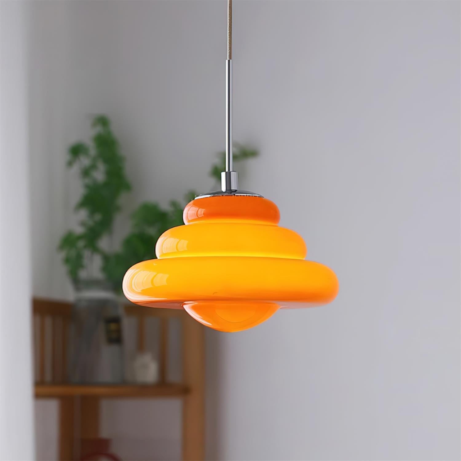Vortex Moderne Pendelleuchte aus Metall und Glas-Letslighting