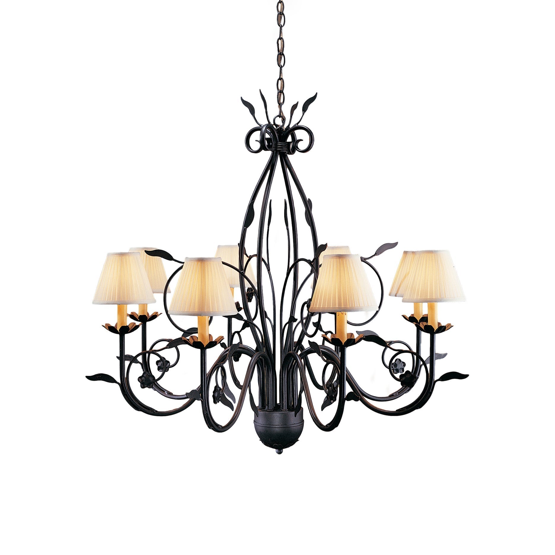 Gloruvyj Eleganter Messing-Stoff-Kronleuchter-Letslighting