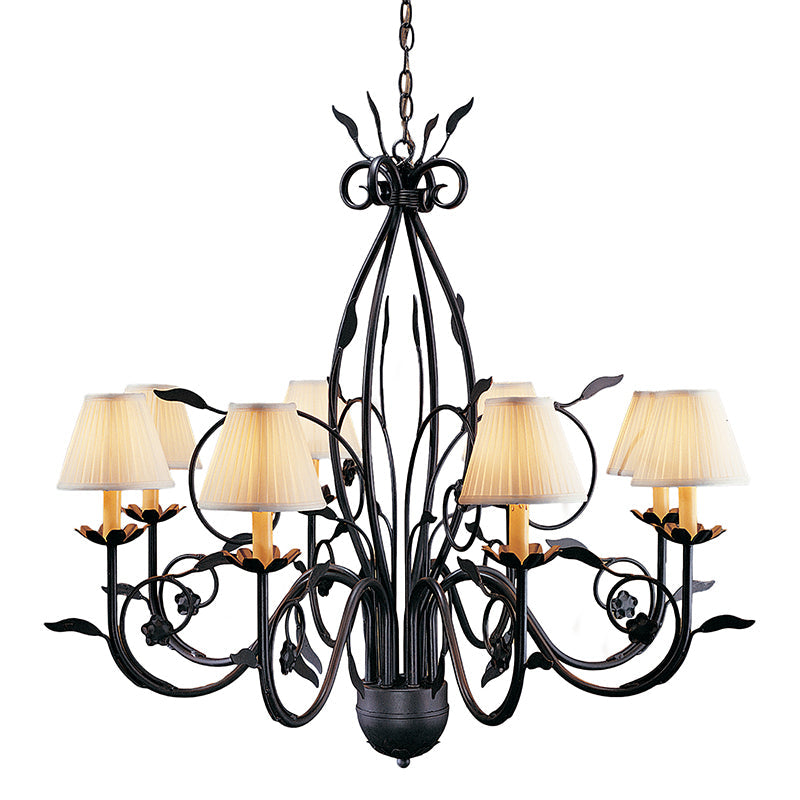 Gloruvyj Eleganter Messing-Stoff-Kronleuchter-Letslighting
