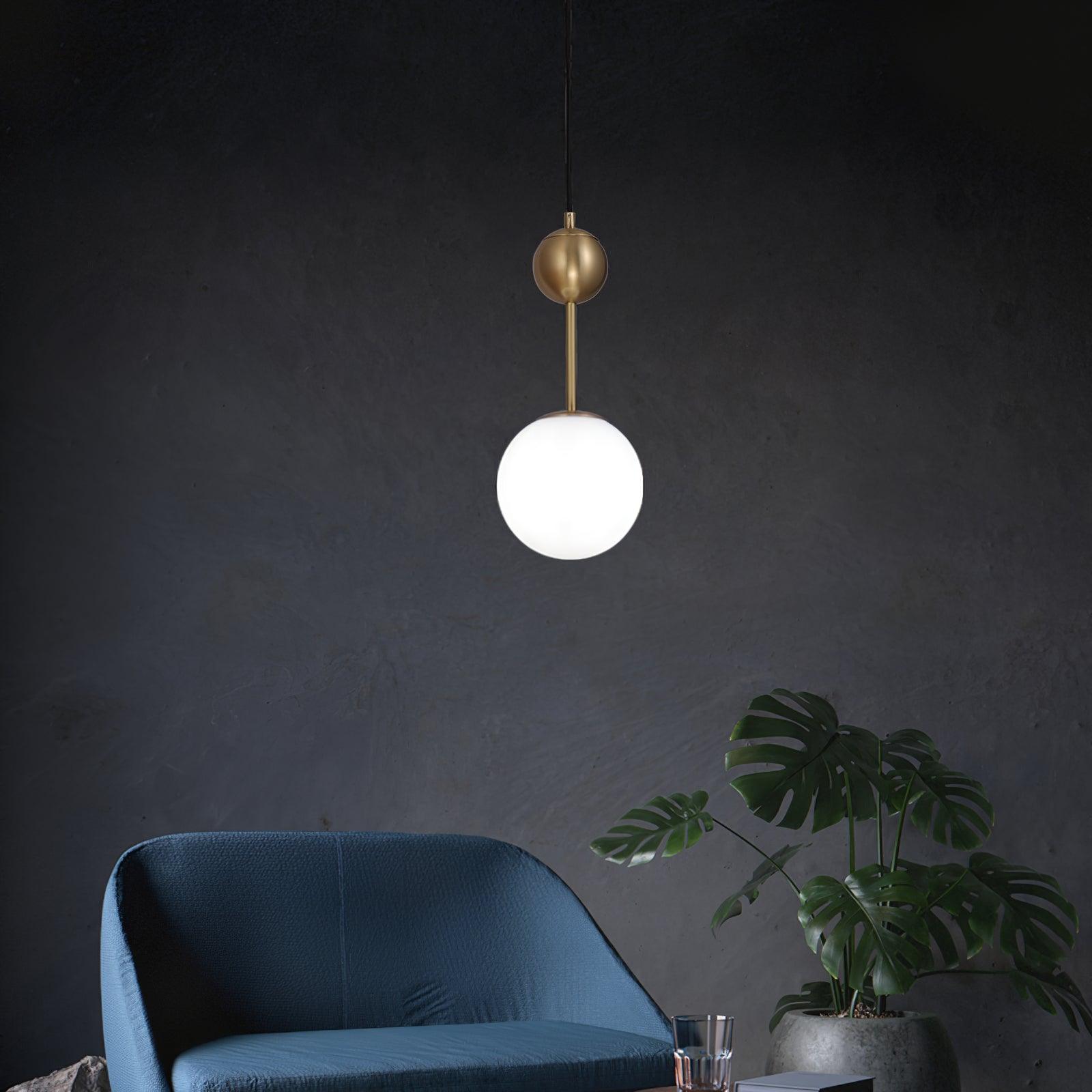 Aviaran Messing & Glas Klassische Pendelleuchte-Letslighting