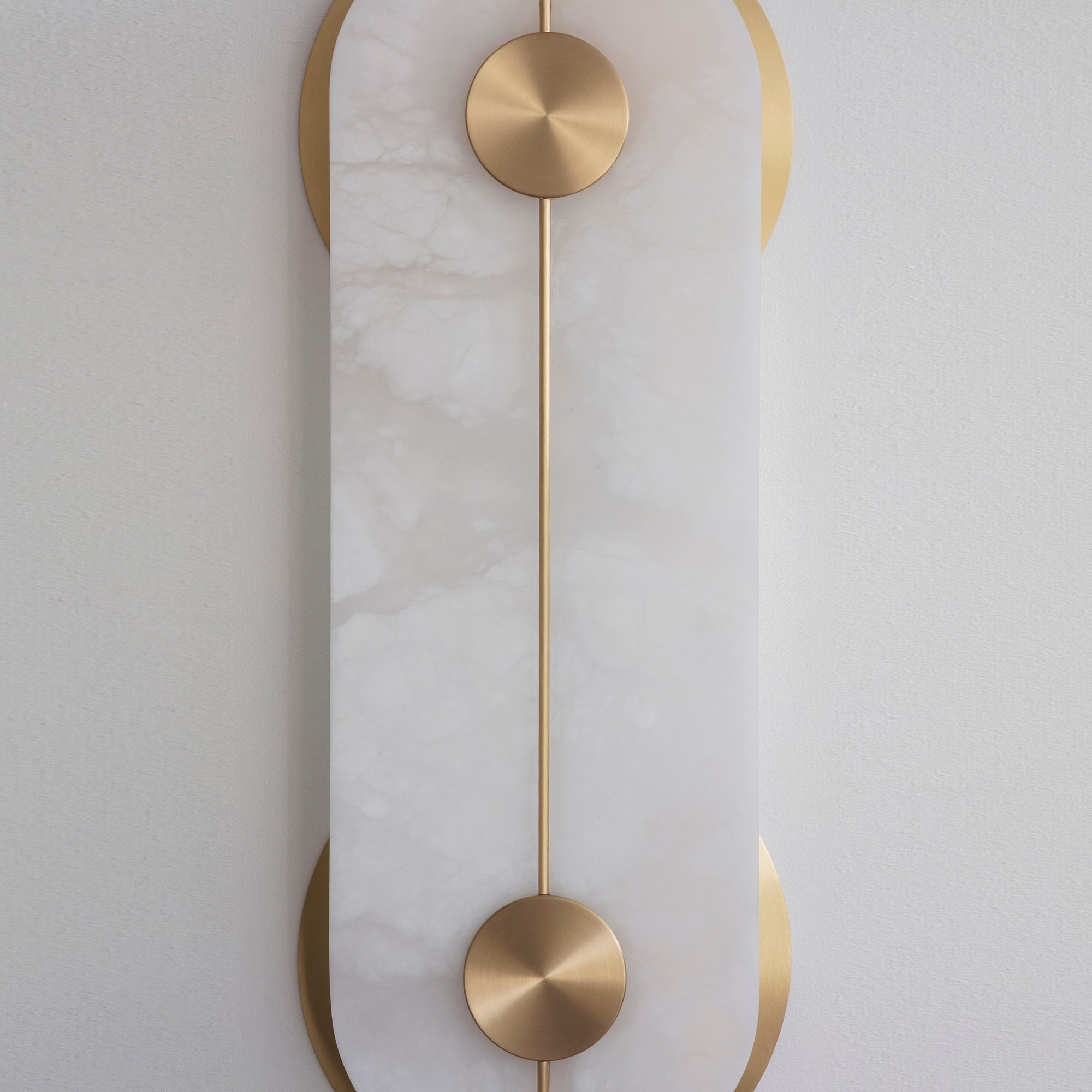 Auriel Modern Minimalist Brass Alabaster Wall Lamp - Letslighting