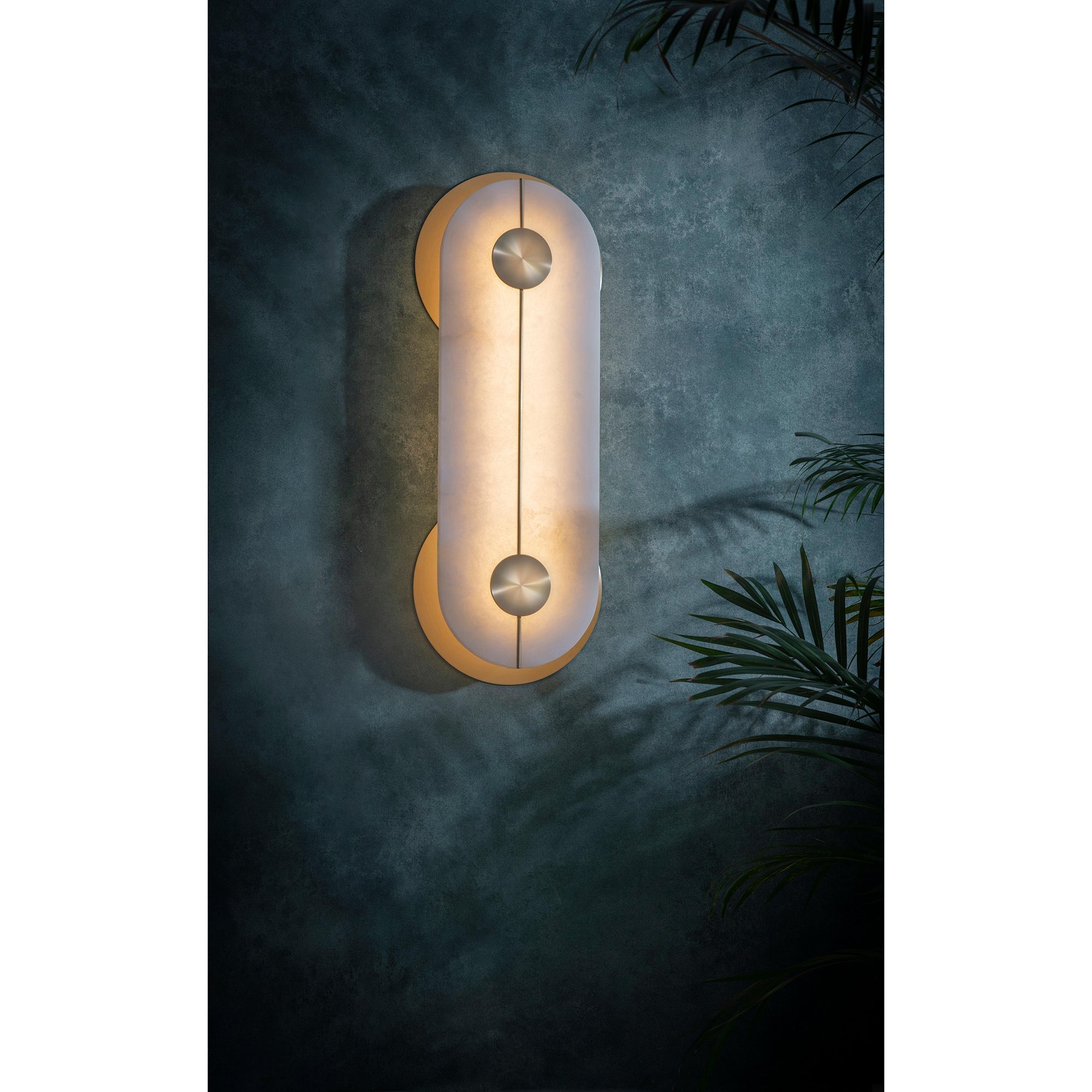 Auriel Modern Minimalist Brass Alabaster Wall Lamp - Letslighting