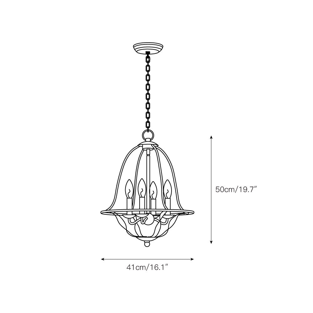 Luxnova Vintage Industrial Pendelleuchte-Letslighting